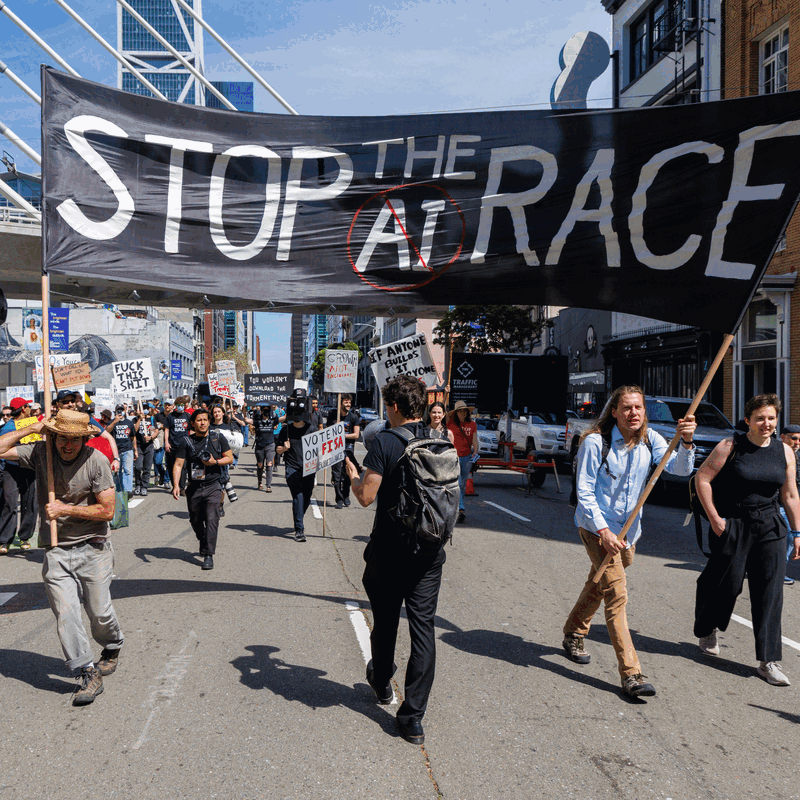Stop The AI Race — Protest on July 11
