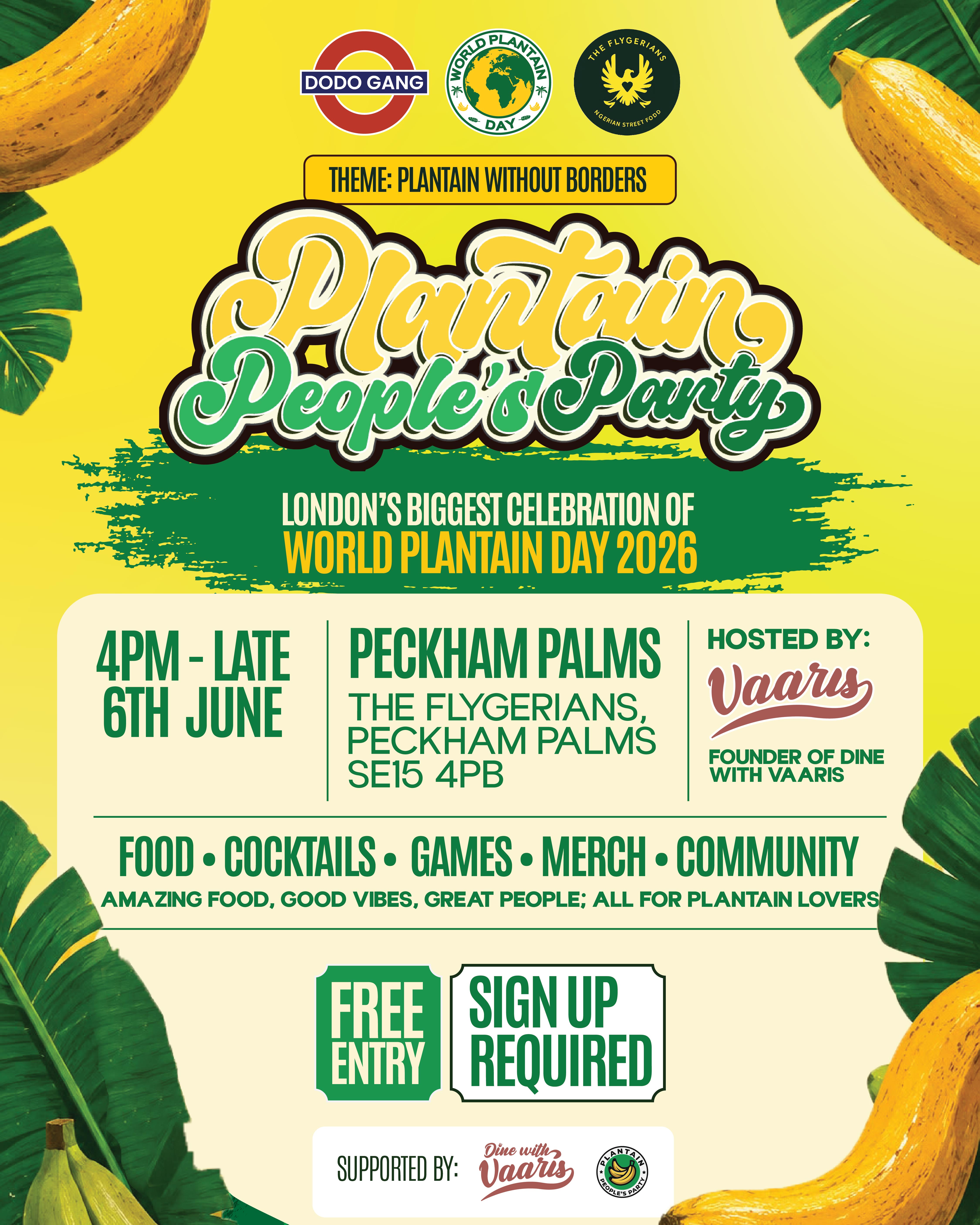 Cover art for #Plantain People's Party — The Flygerians - Peckham