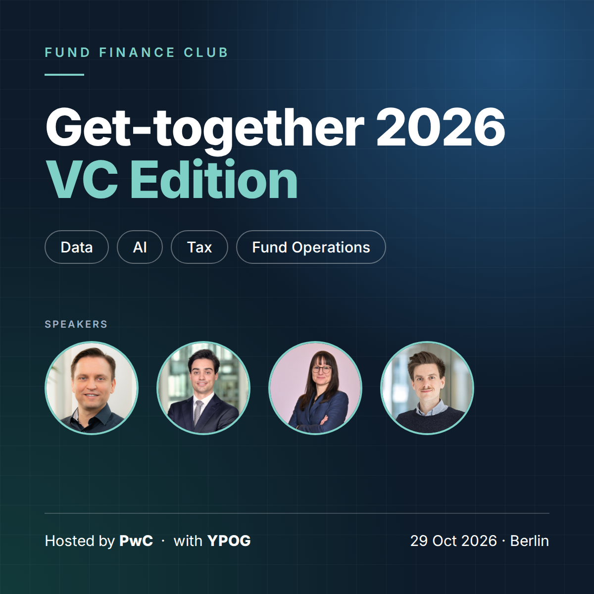 Fund Finance Club Get-together 2026 in Berlin - Venture Capital Edition