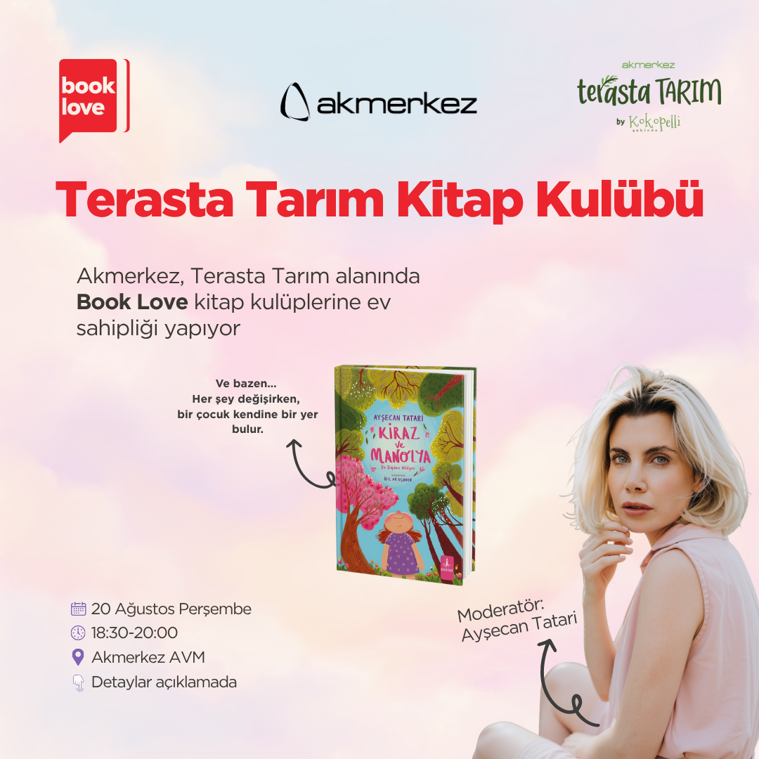 Terasta Tarım Book Club: Ayşecan Tatari with Cherry and Magnolia