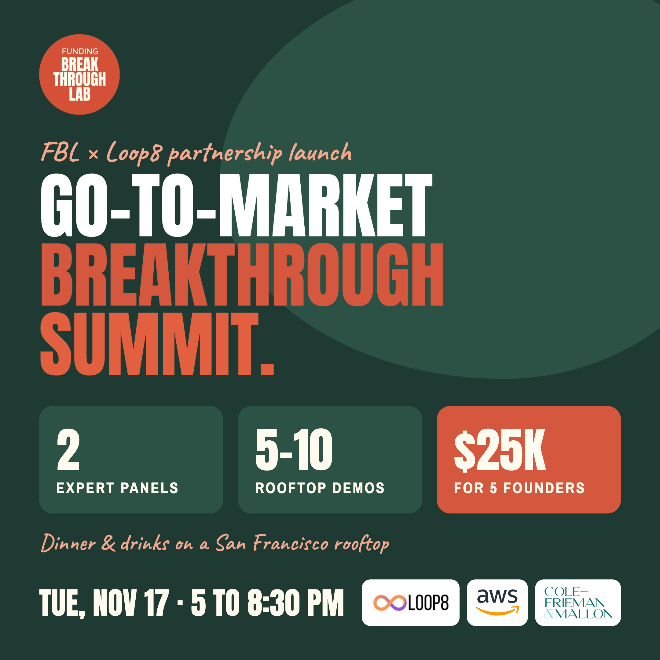 🚀 GTM Breakthrough Summit | $25K Founder Opportunity