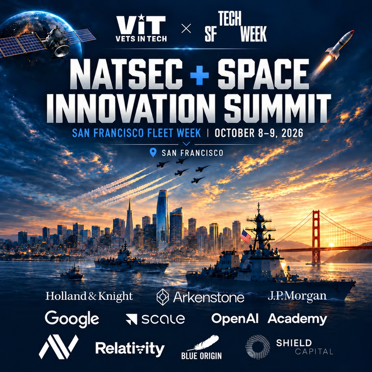 National Security + Space Innovation Summit | Fleet Week × SF Tech Week