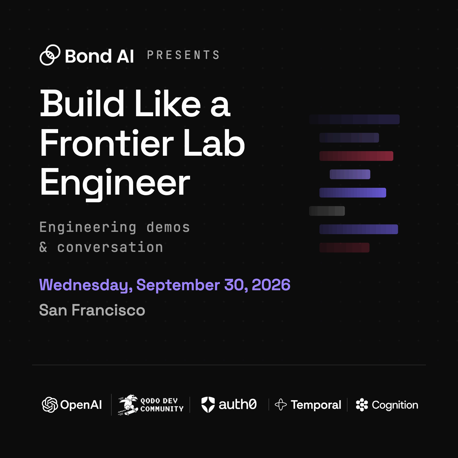 Build Like a Frontier Lab Engineer with OpenAI, Cognition, Qodo, Auth0, Temporal