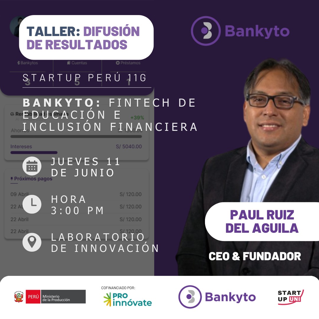 TALLER DE DIFUSIÓN DE RESULTADOS SUP 11G "BANKYTO"