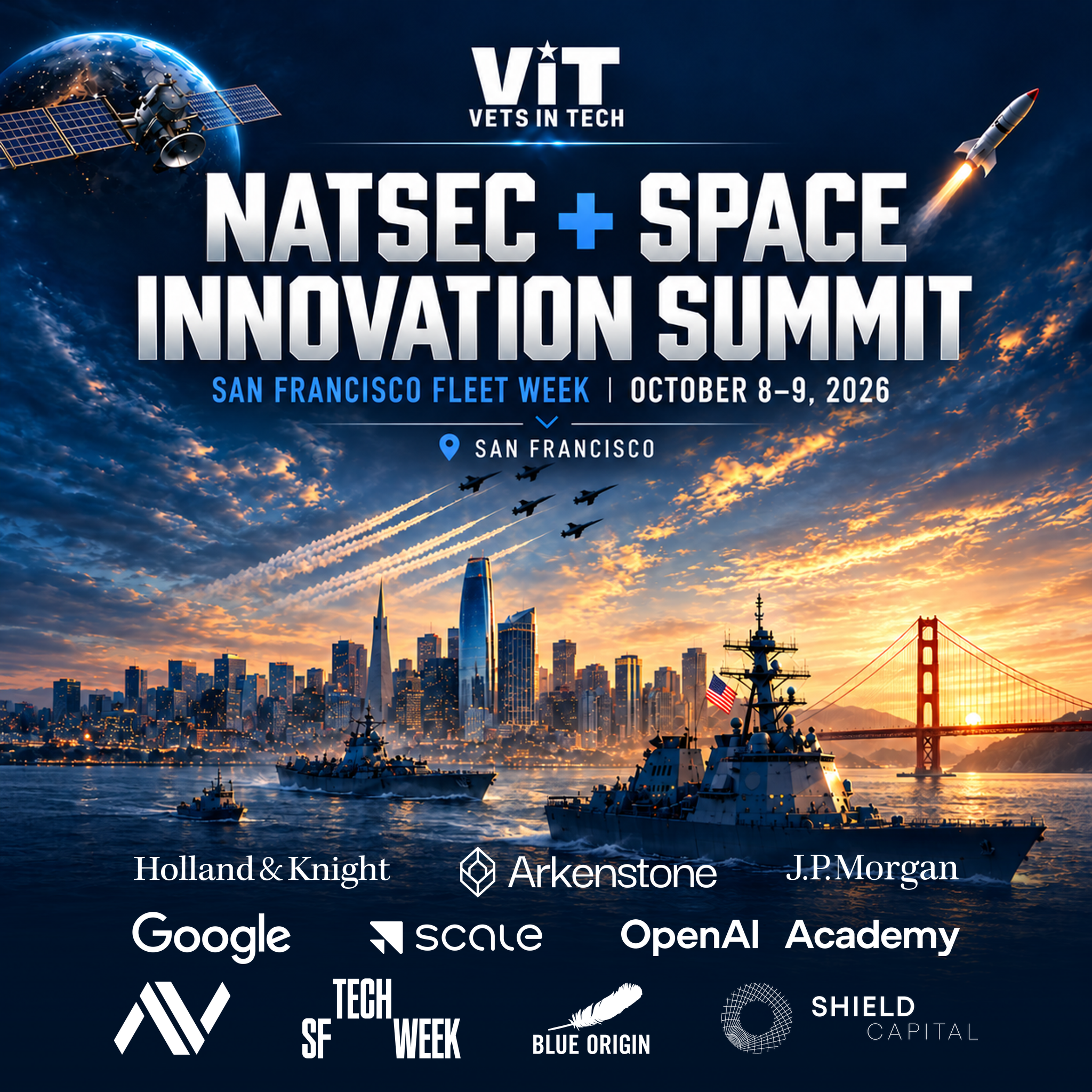 National Security + Space Innovation Summit | Fleet Week × SF Tech Week