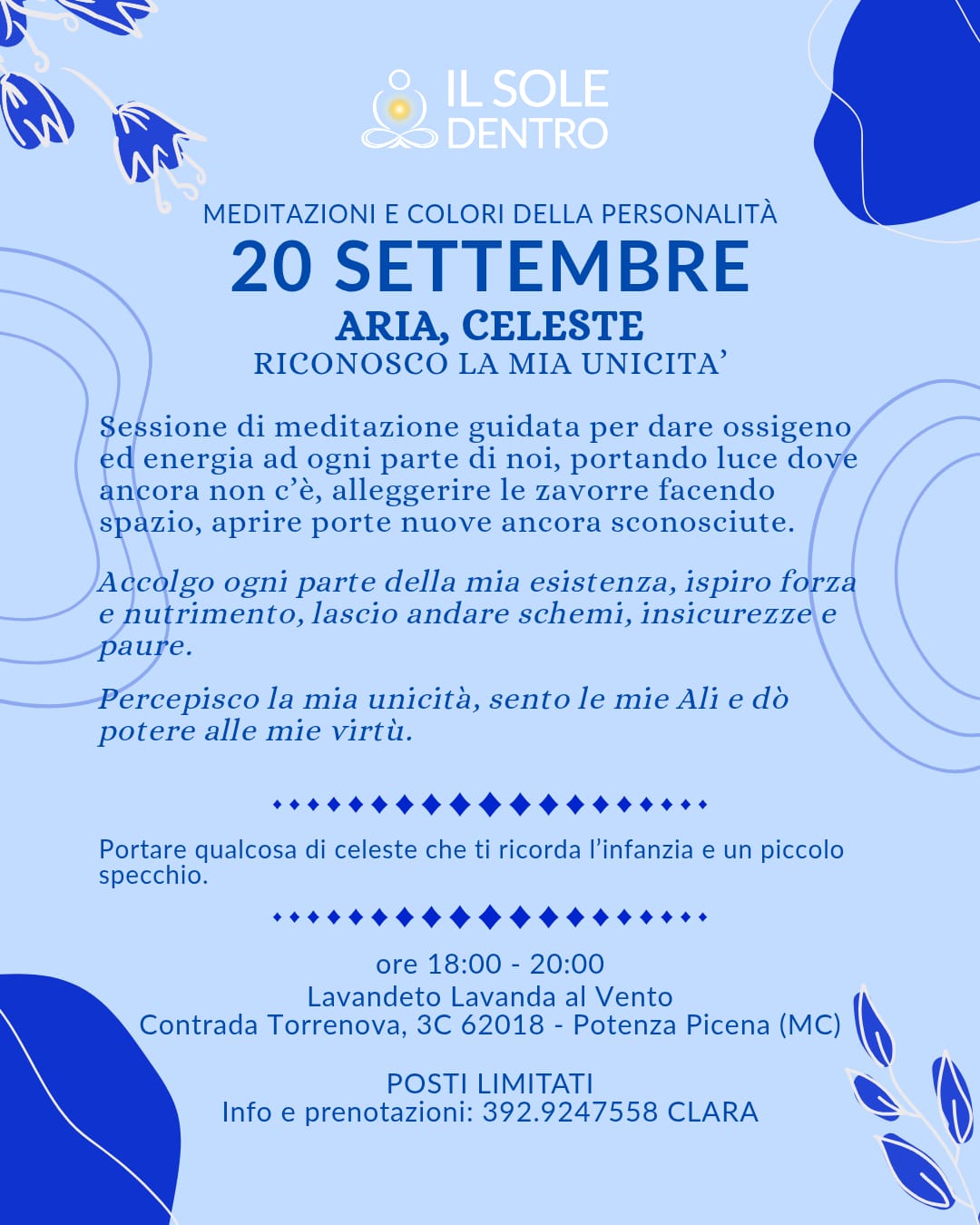 CELESTE elemento ARIA “Riconosco la mia unicità“