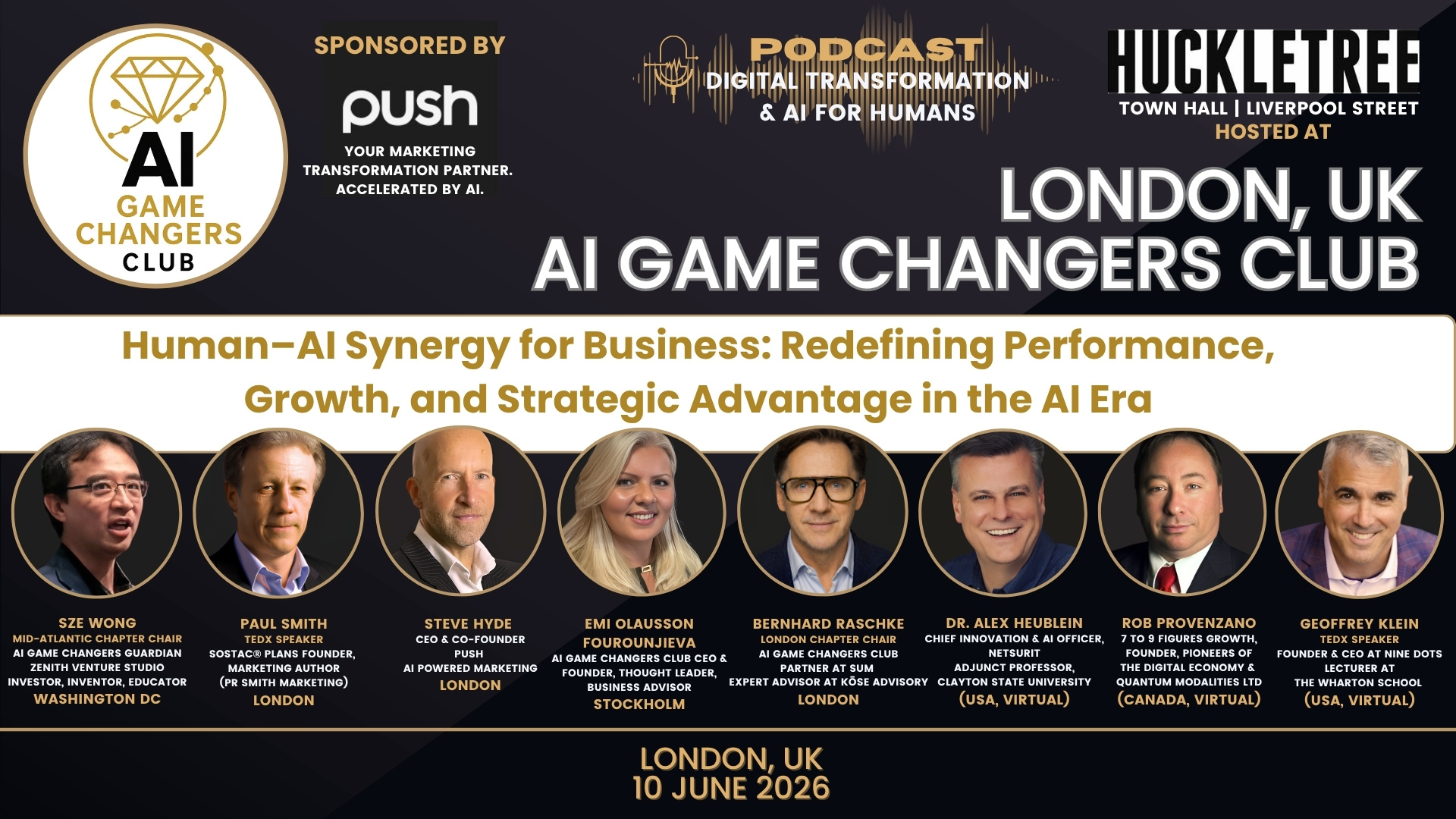 AI Game Changers Club | London | Human-AI Synergy for Business Growth