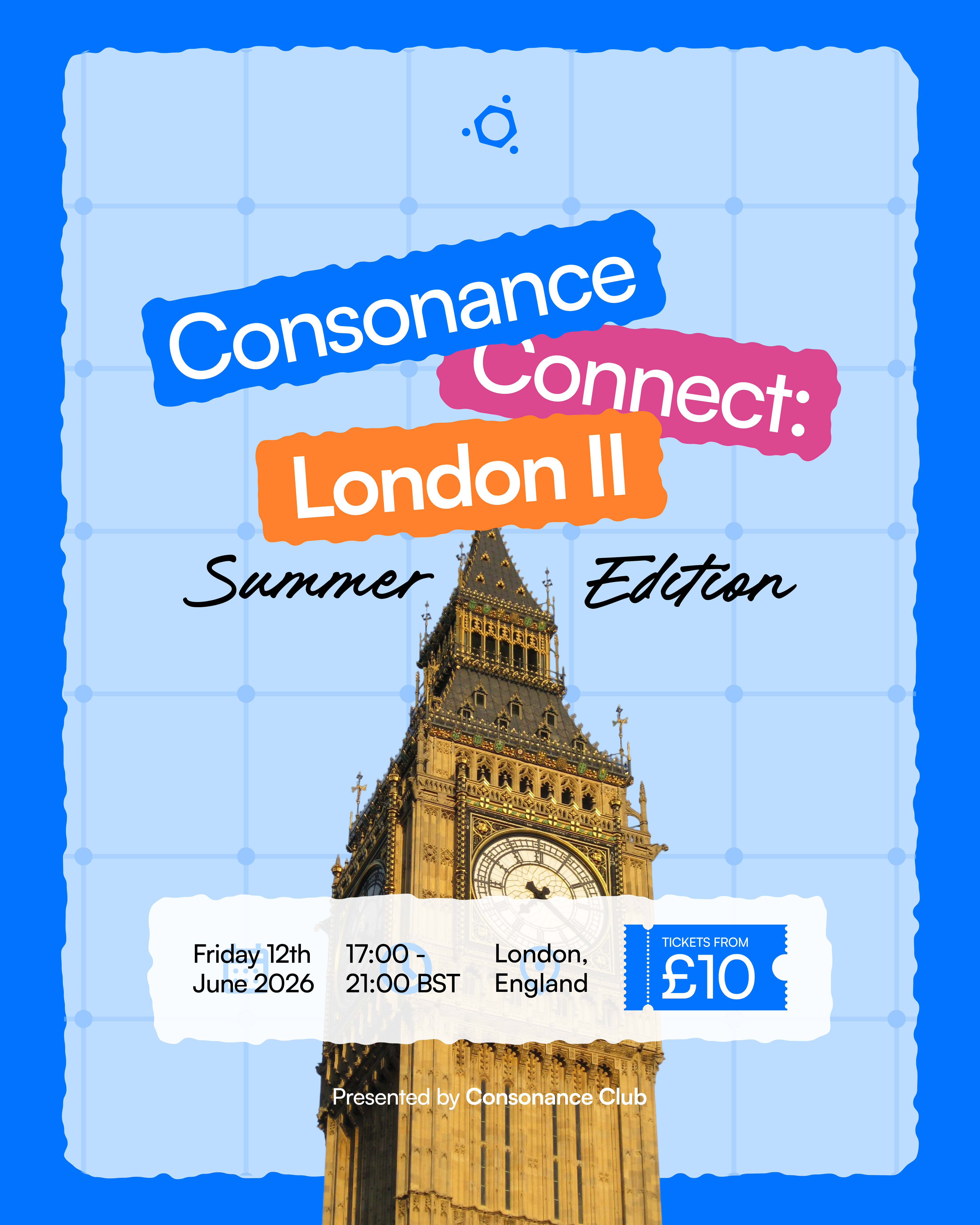 Cover art for #Consonance Connect London II - Summer Edition — London, United Kingdom