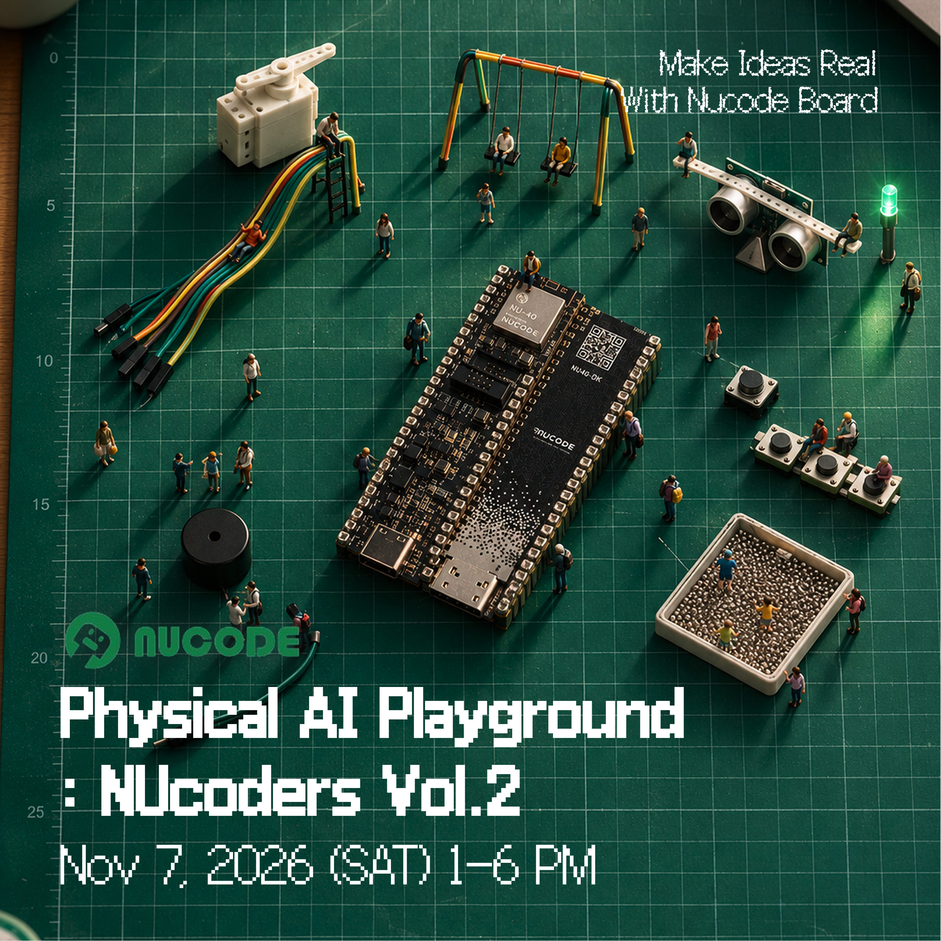 Physical AI Playground: NUcoders Vol.2