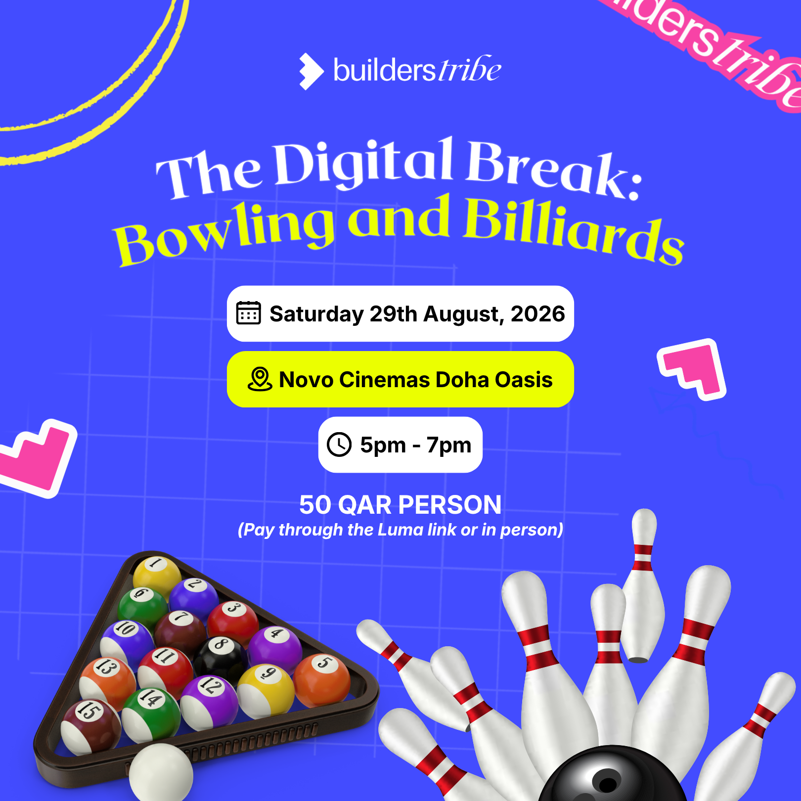 Bowling and Billiards: Community LinkUp