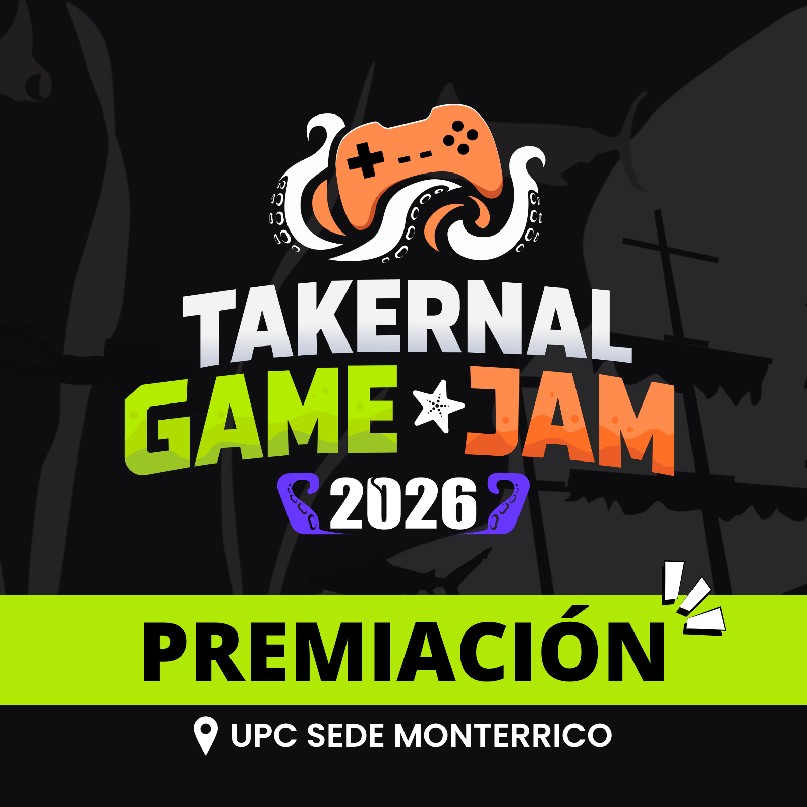 CEREMONIA DE PREMIACIÓN + SHOWCASE — TAKERNAL GAME JAM