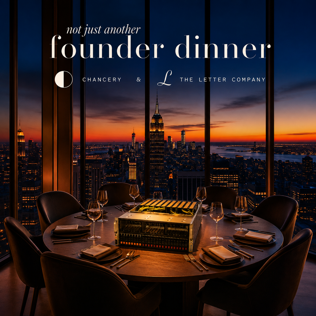 founder dinner (with a GPU!)