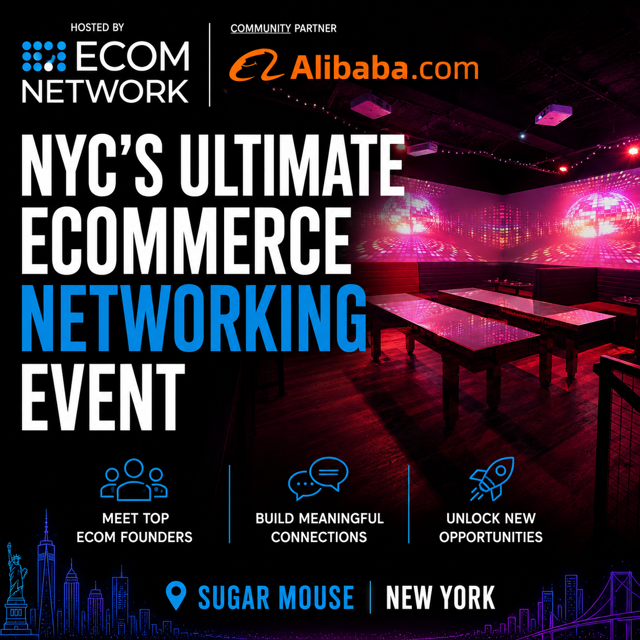 NYC Ultimate Networking Event - Entrepreneurs & Founders Social ✨🚀