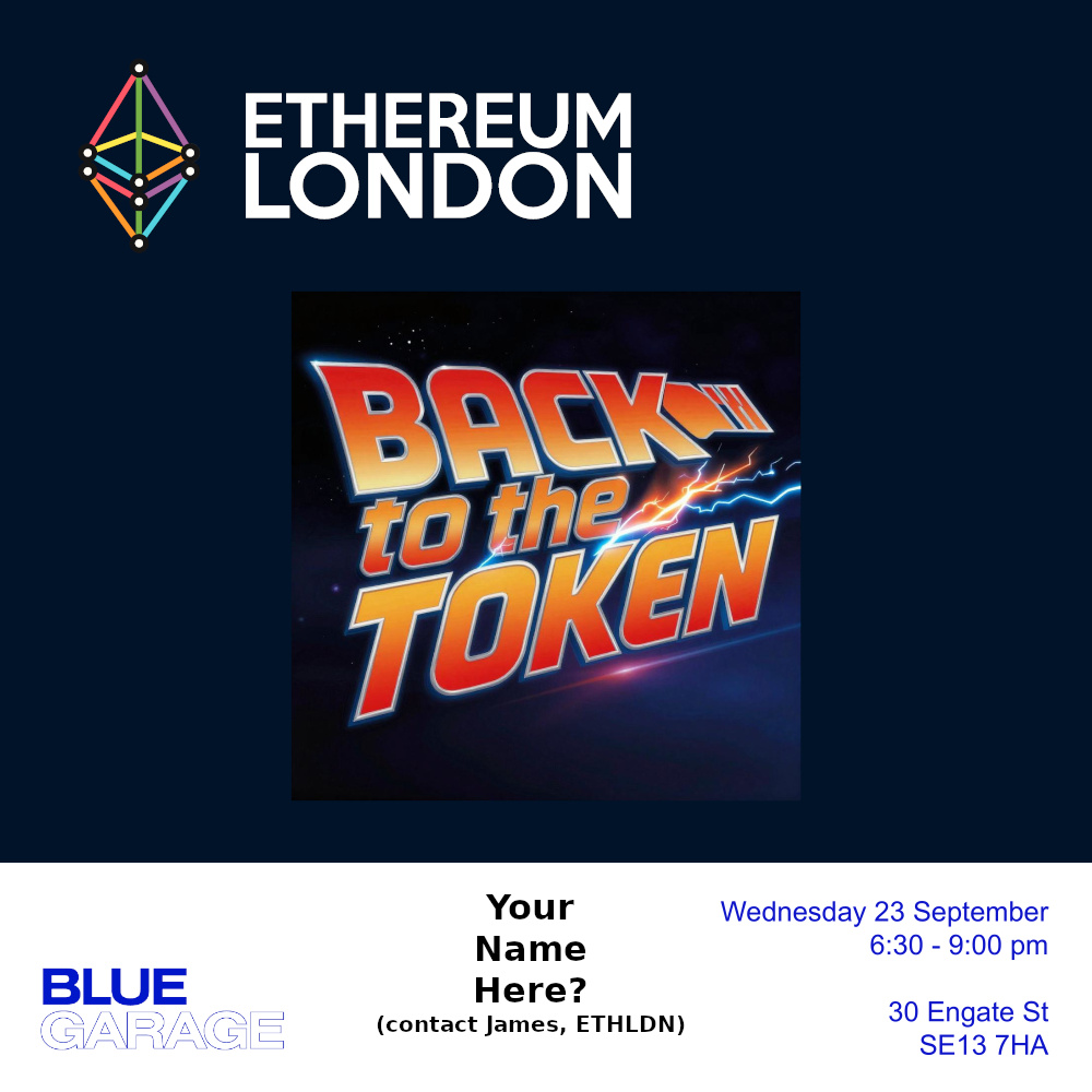 ETHLDN: Back to the tokens