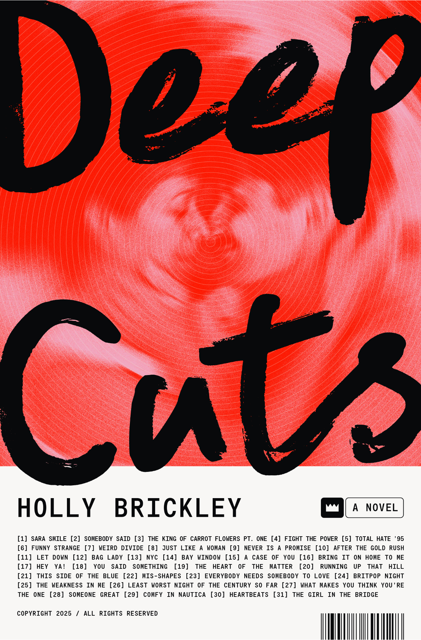 Cover art for #LPL Book Club: Deep Cuts by Holly Brickley — The Love Potion Library - Books, Tea, Pastries