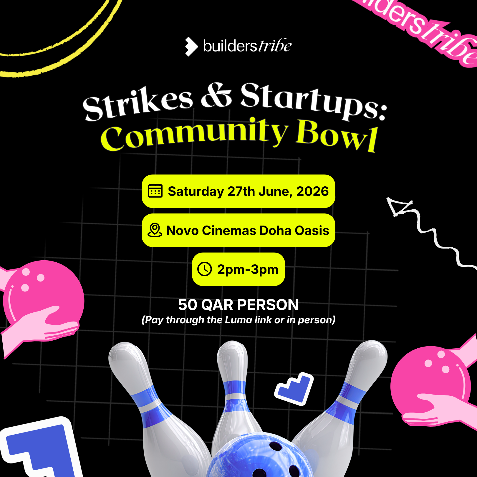 Strikes & Startups: Community Bowl 🎳