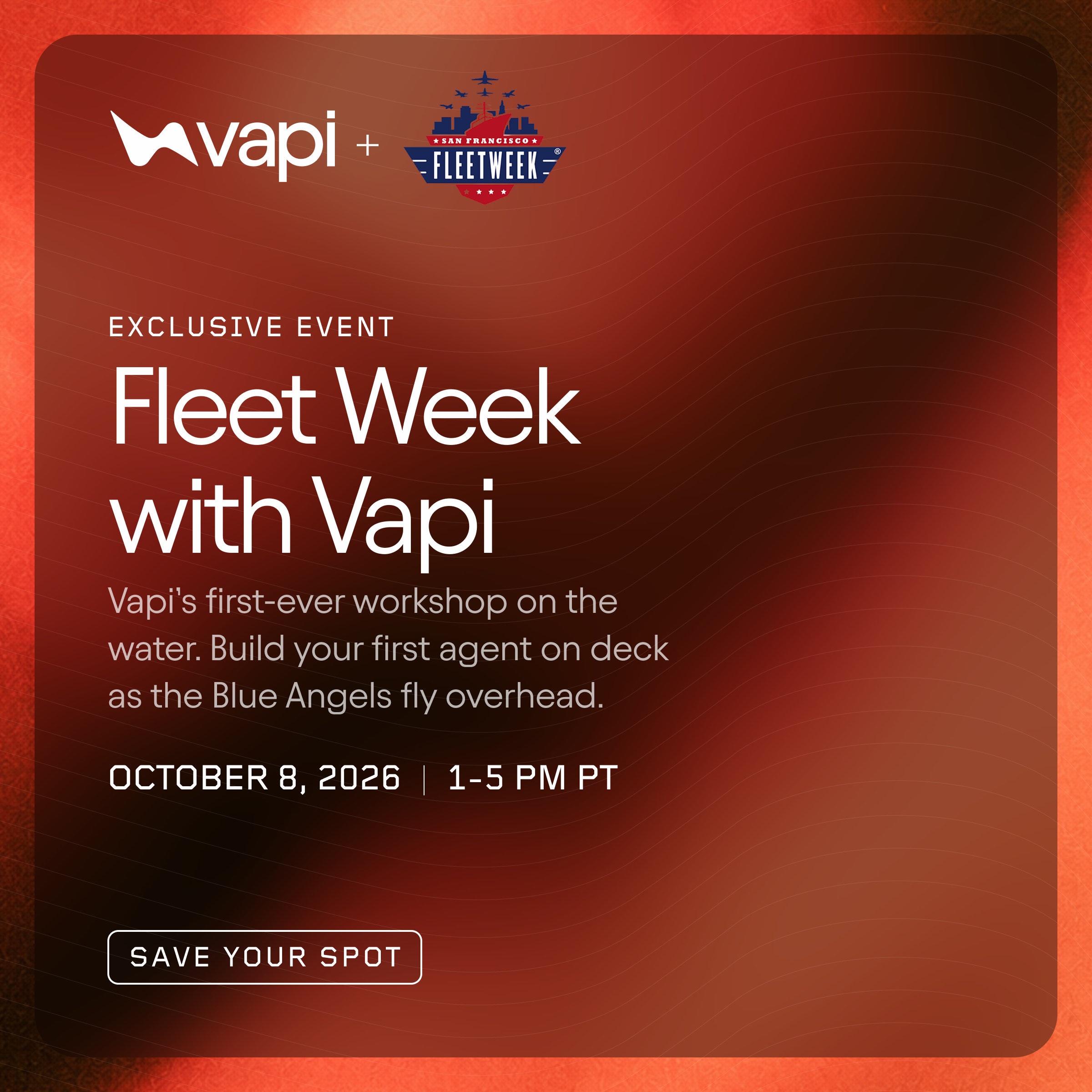 Fleet Week with Vapi (on a yacht)