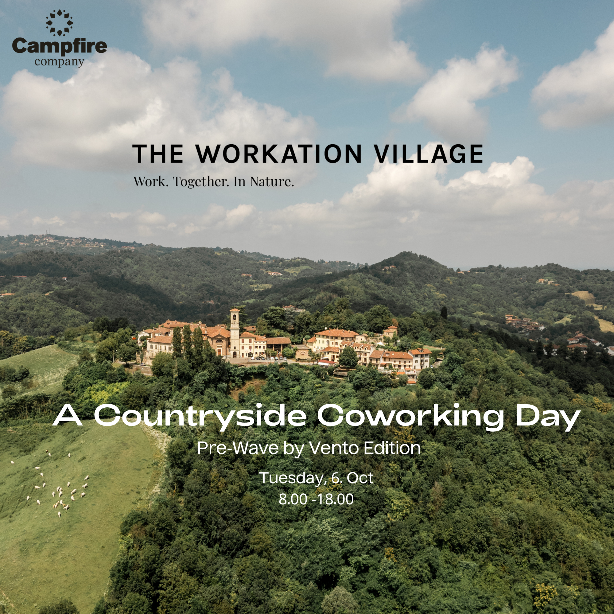 A Countryside Coworking Day: Pre-Wave by Vento Edition