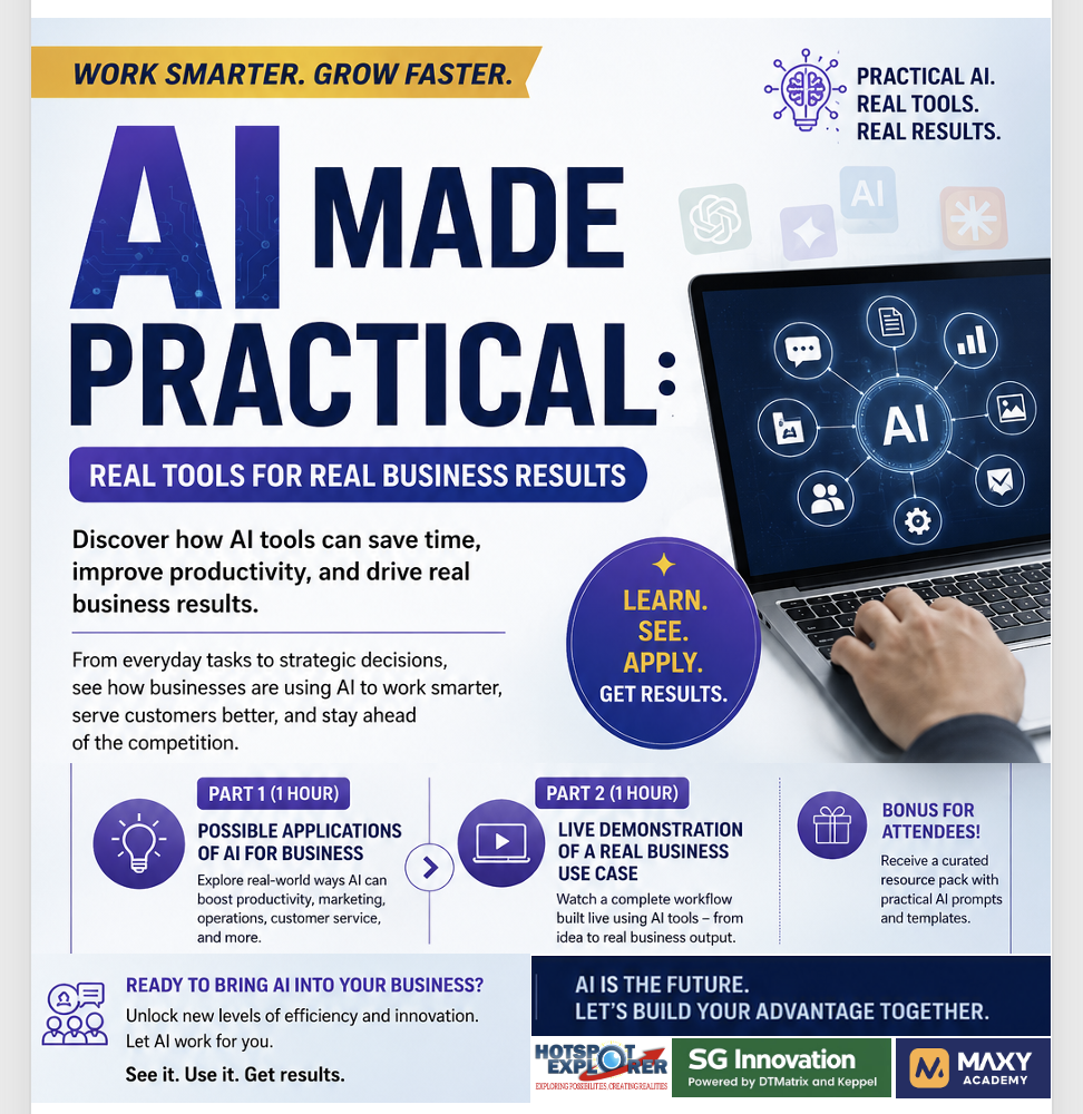 Cover art for #AI Made Practical! — 71 Ayer Rajah Cres., #04 01