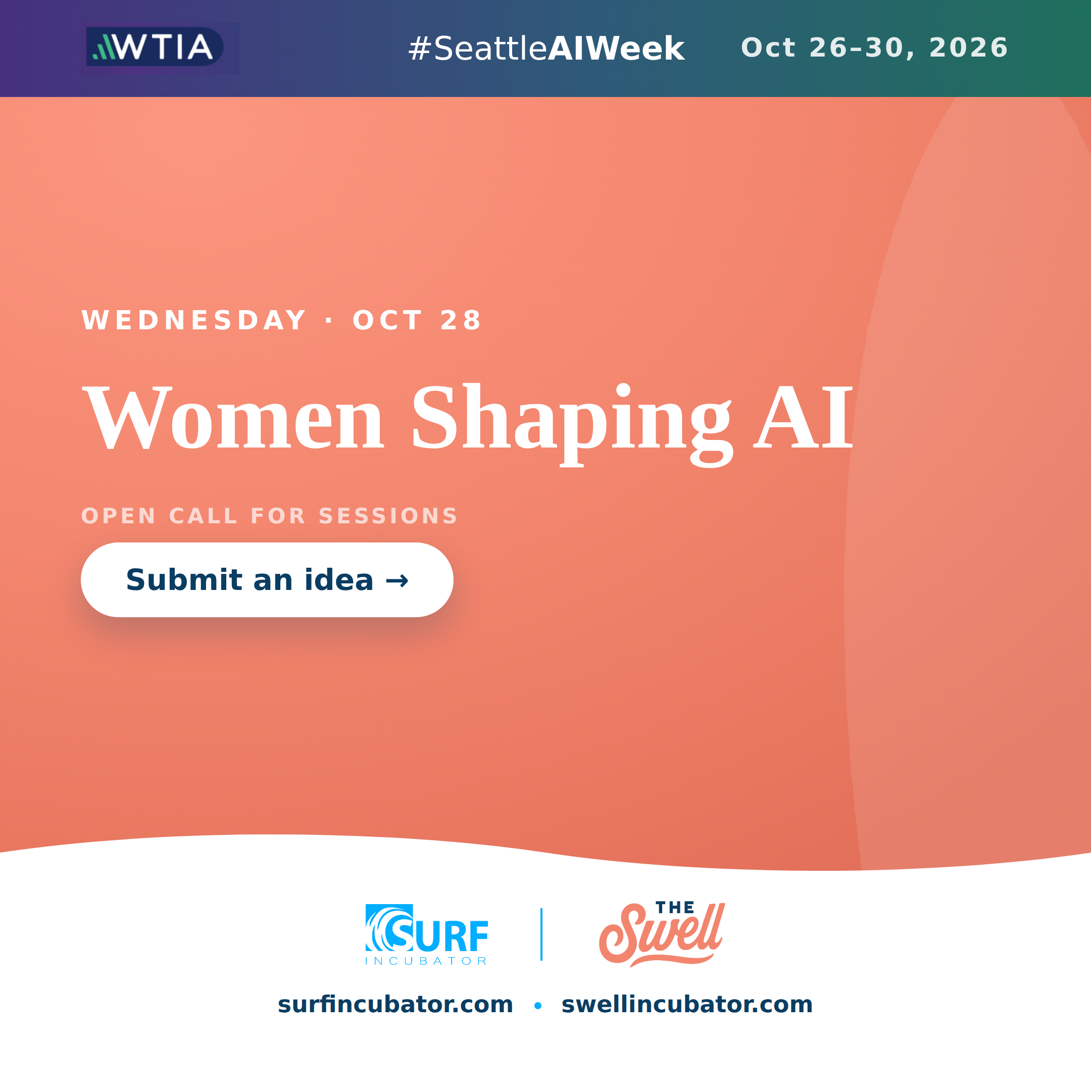 Women Shaping AI @ SURF x SWELL