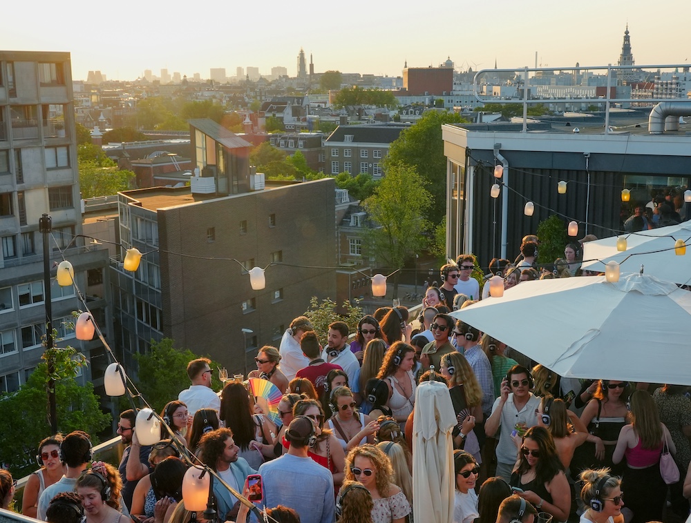 Rooftop Silent Disco Party