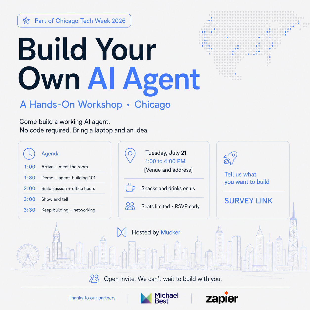 Build Your Own AI Agent: Part of Chicago Tech Week 2026