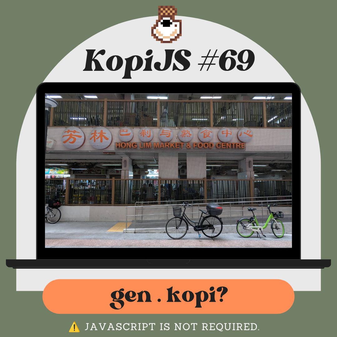Cover art for #KopiJS #69 - Saturday, 30 May 2026 — Hong Lim Market & Food Centre