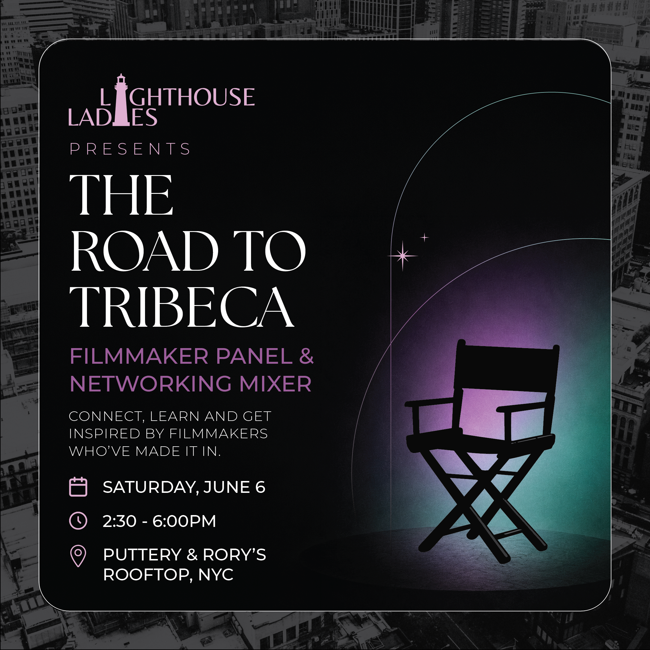 Cover art for #The Road to Tribeca: Panel & Mixer — New York, NY