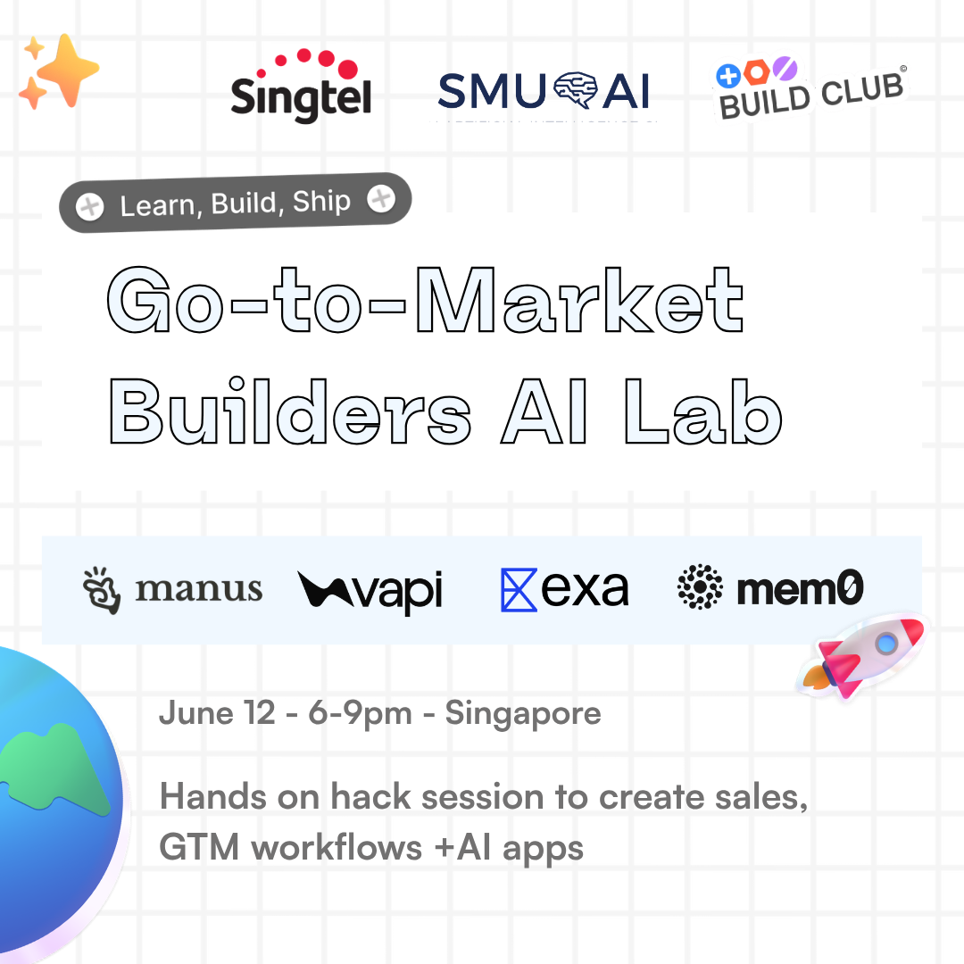 Cover art for #Go-to-Market Builders AI Build Lab - Singapore — Singapore