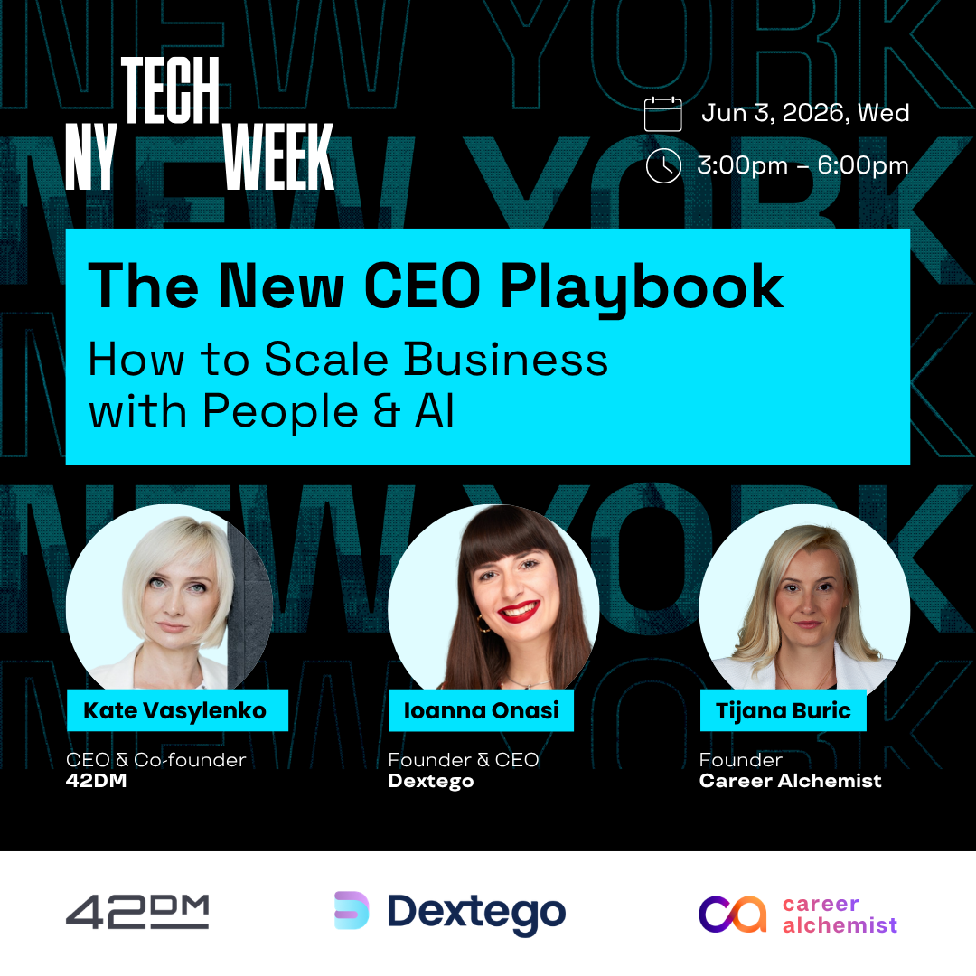 Cover art for #NYTechWeek How to Scale Business with People & AI — Tribeca