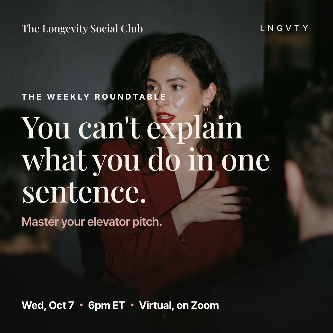 Weekly Roundtable: You can't explain what you do in one sentence.