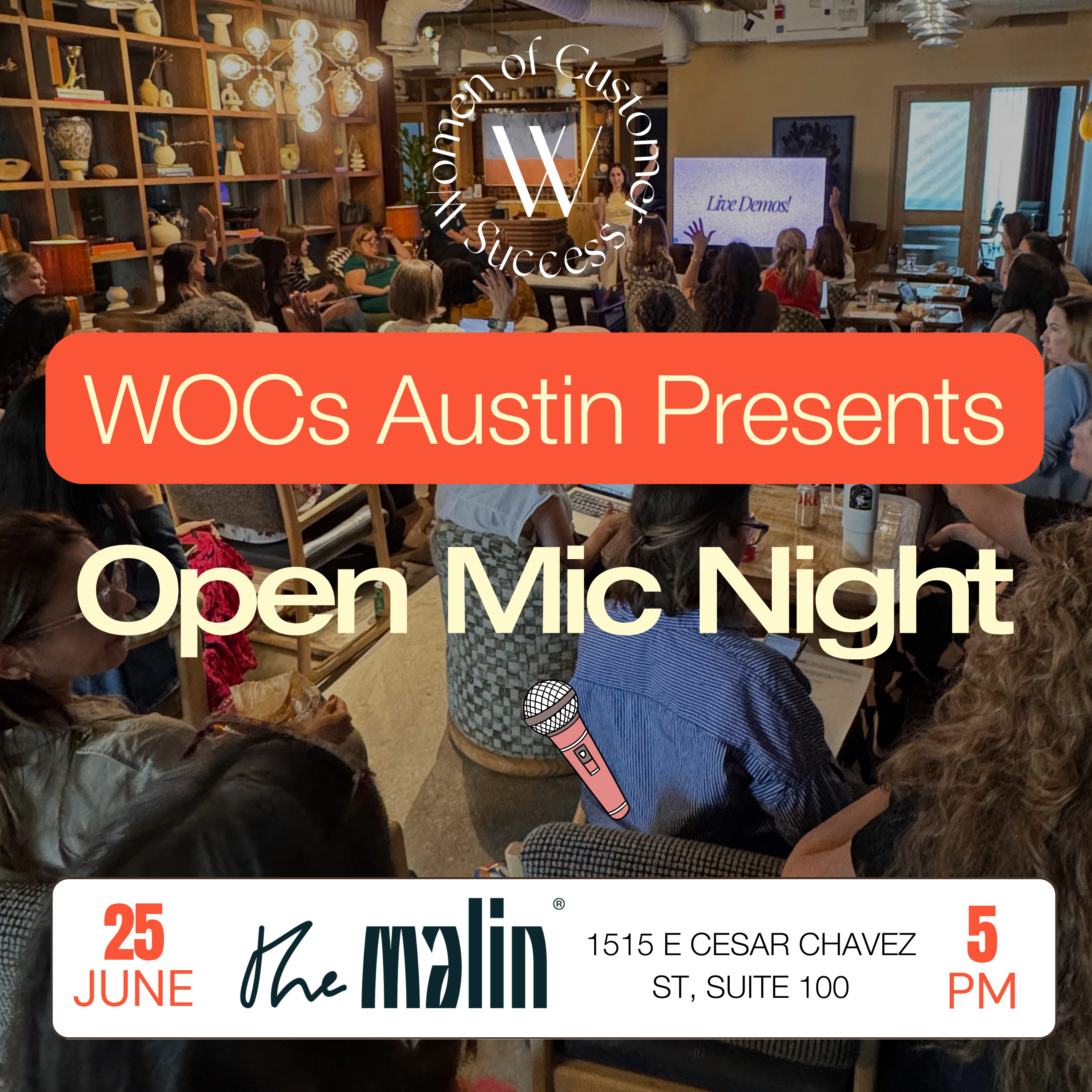 WoCS Austin: AI Open Mic Night 🎤