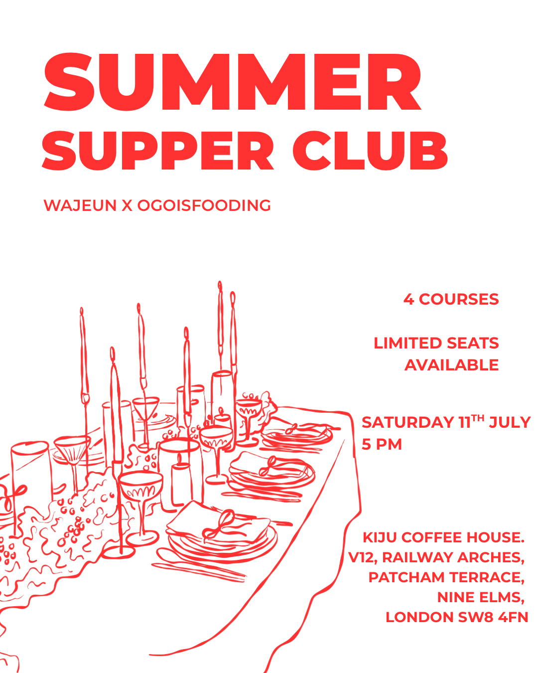 Cover art for #Wajeun X Ogoisfooding Supper Club — Kiju Coffee House