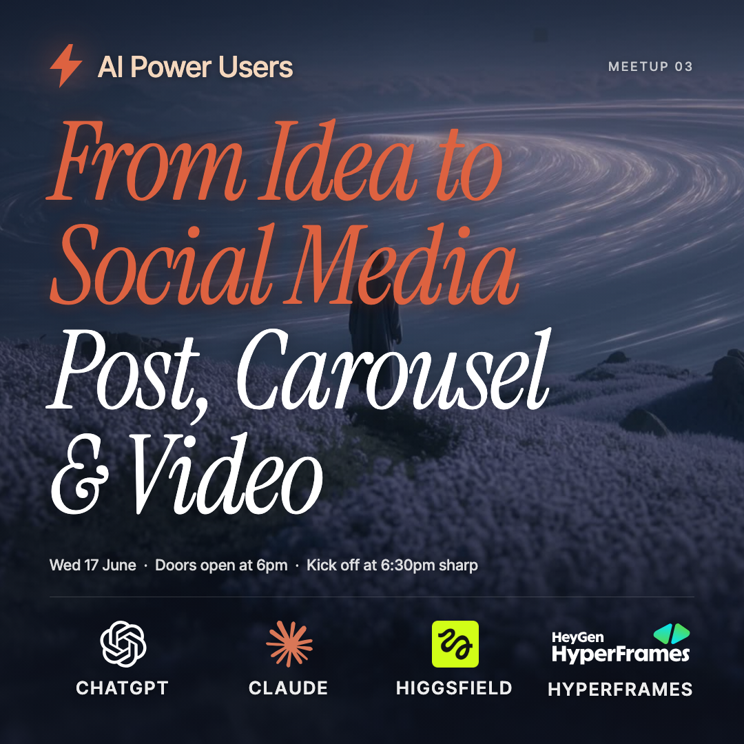 Cover art for #From Idea to Social Media Post, Carousel & Video — Singapore