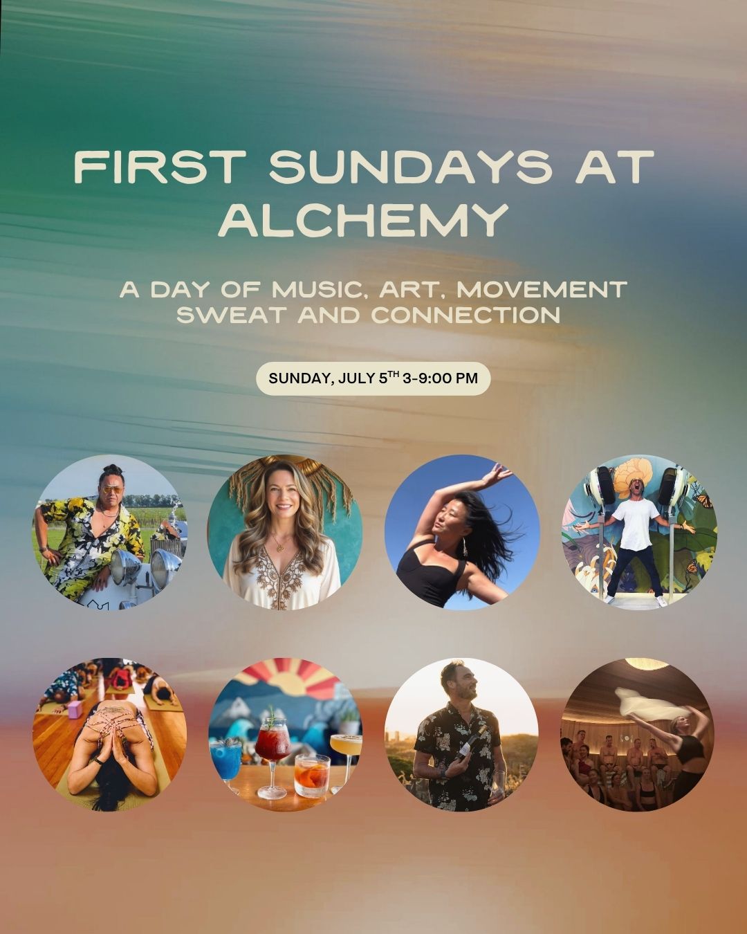 Cover art for #First Sundays at Alchemy — Alchemy Springs & Sauna Garden