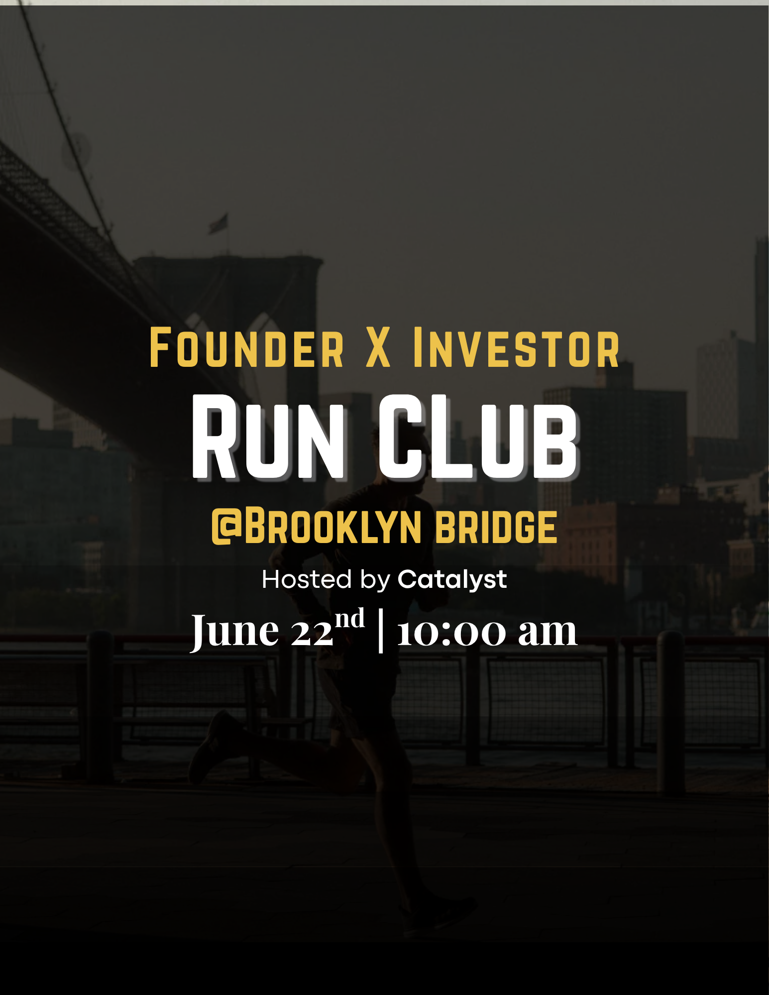Founder x Investor Run Club