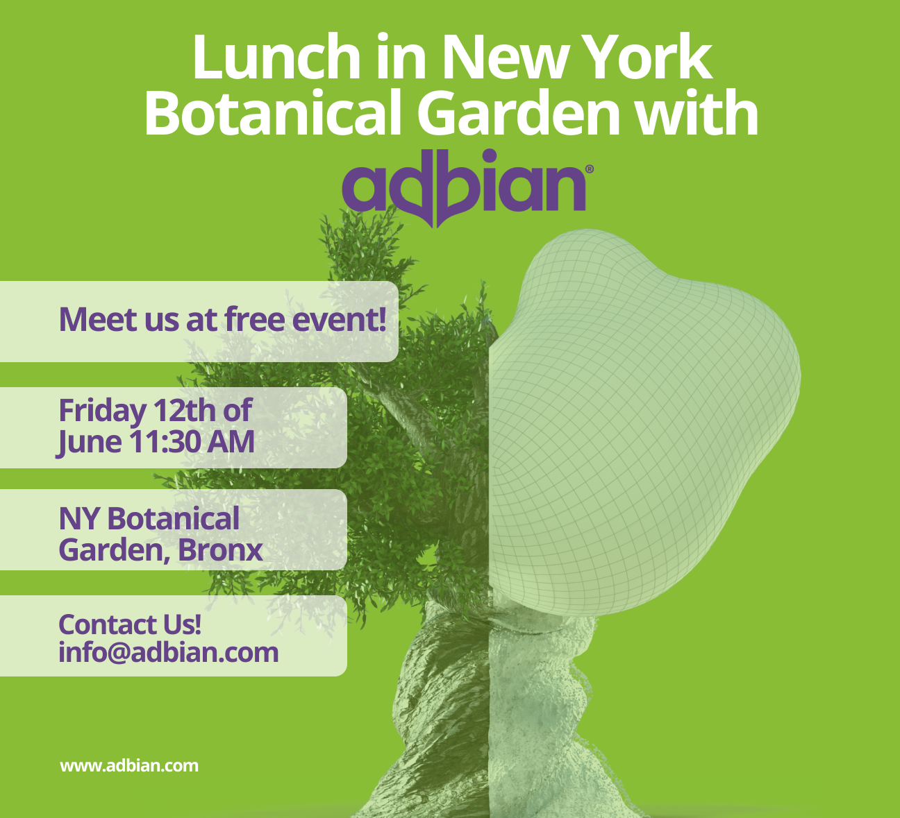 Cover art for #Lunch in NY Botanical Garden with Adbian — New York Botanical Garden