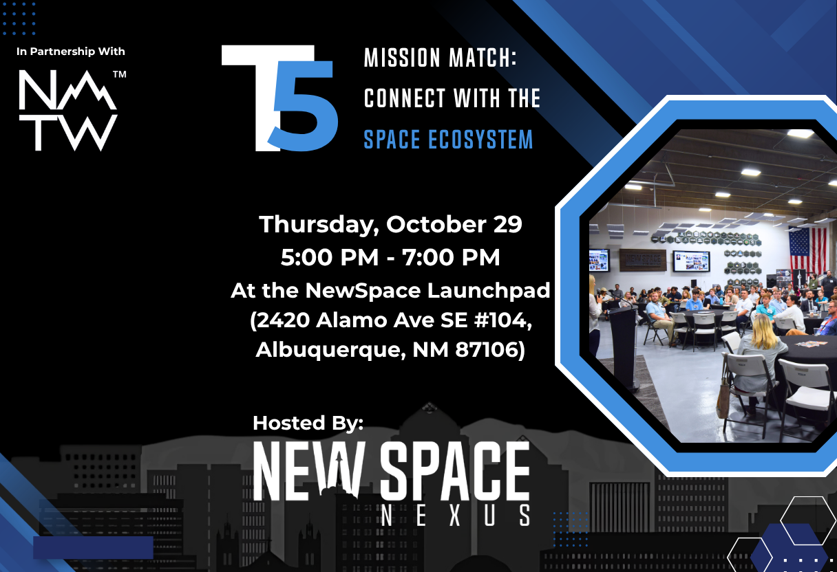 October T5 – Mission Match: Connect with the Space Ecosystem