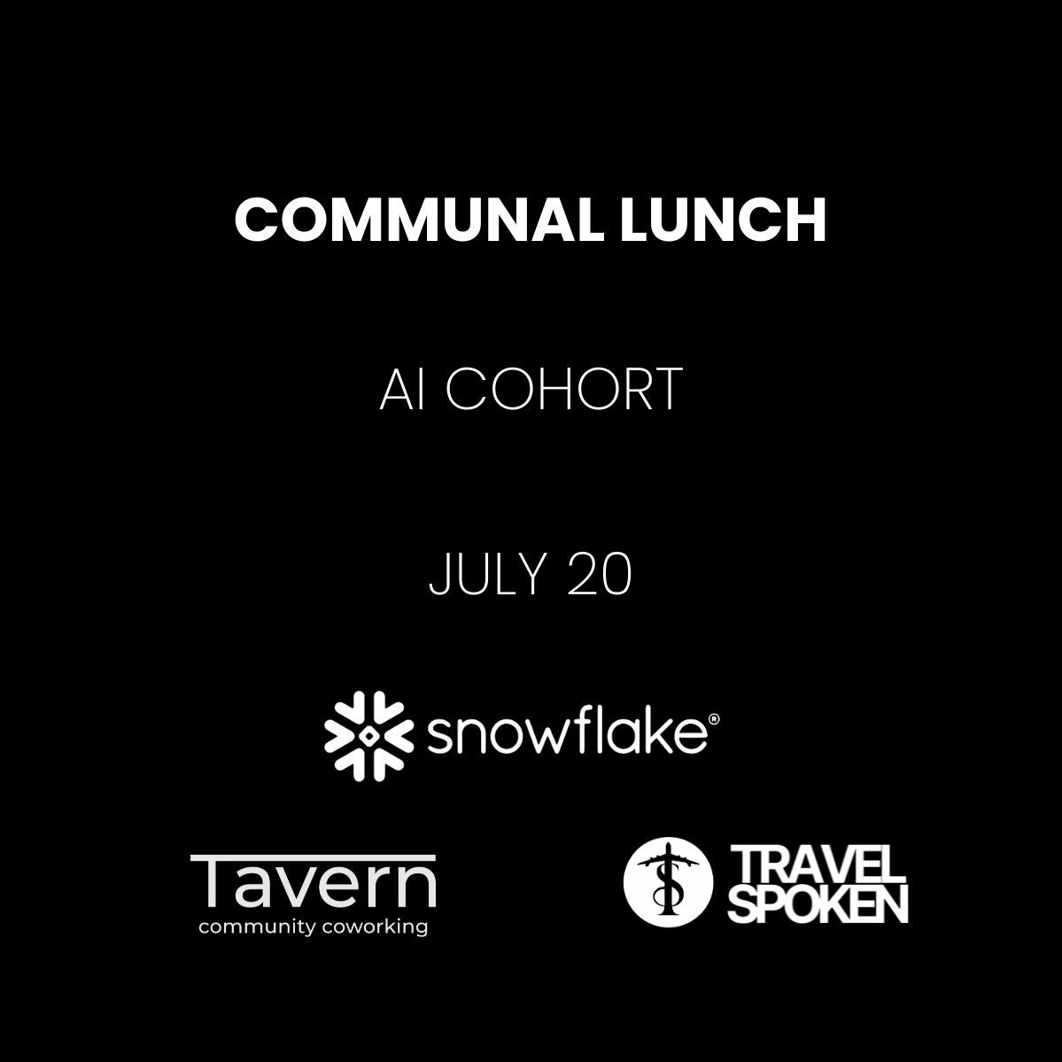 AI Cohort Communal Lunch