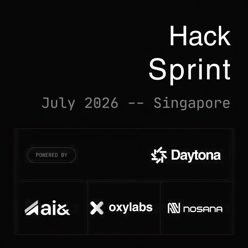 Daytona HackSprint - Singapore, July 2026