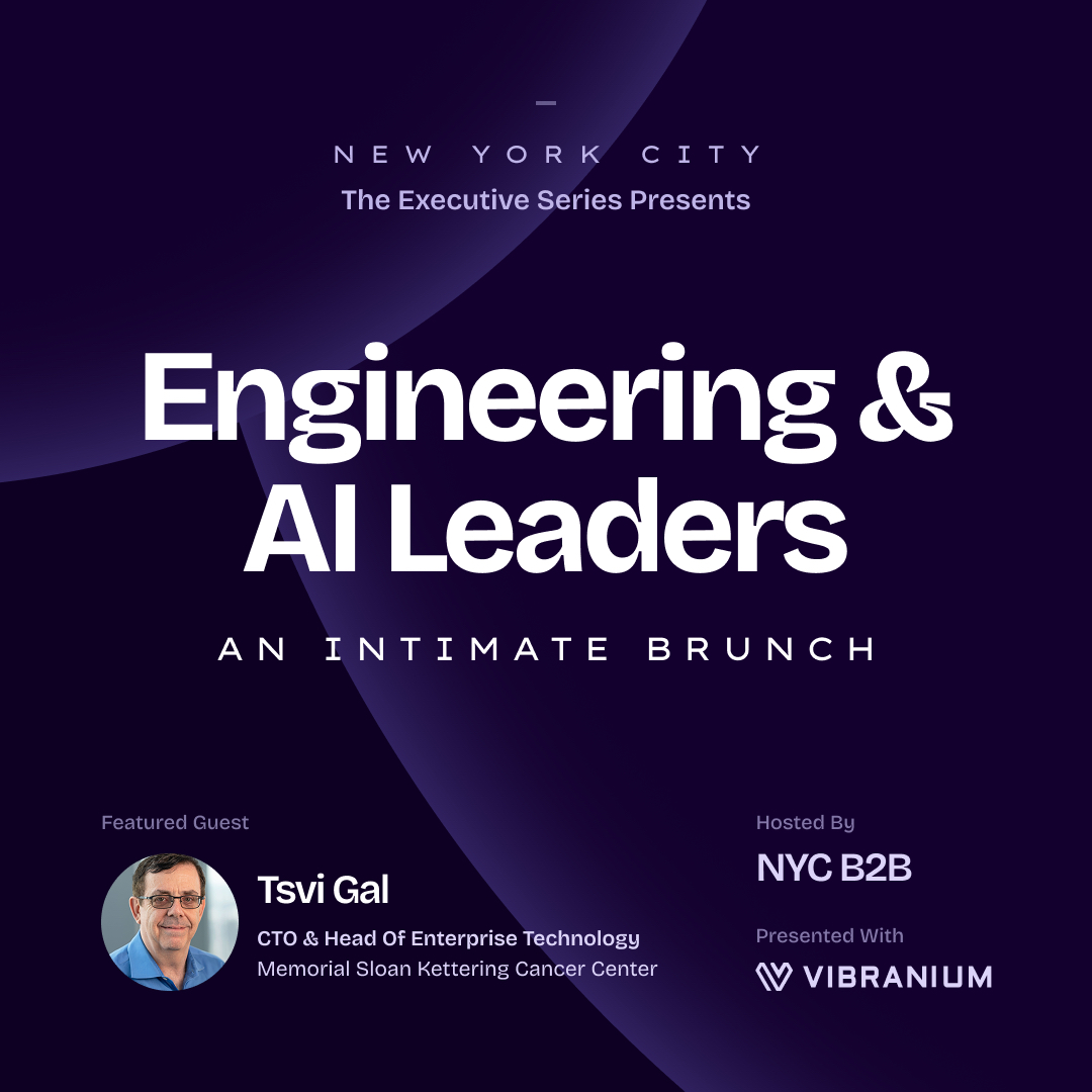 Cover art for #Engineering & AI Leaders Brunch (Ft. Tsvi Gal, MSKCC CTO) — New York, NY