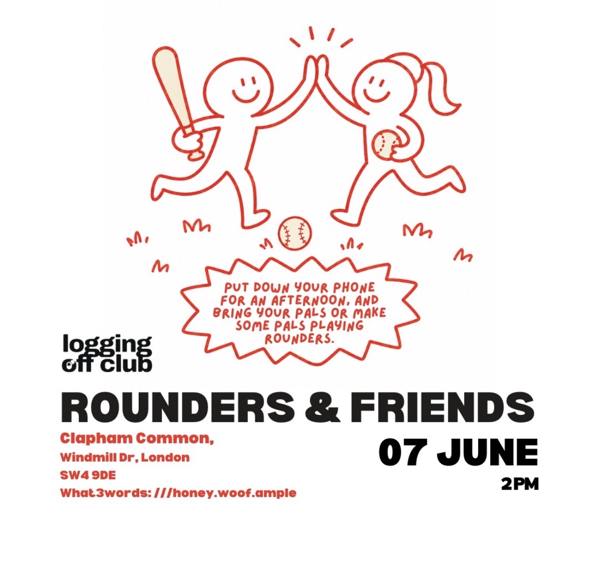 Cover art for #Community Rounders Game - Logging Off Club — Clapham Common
