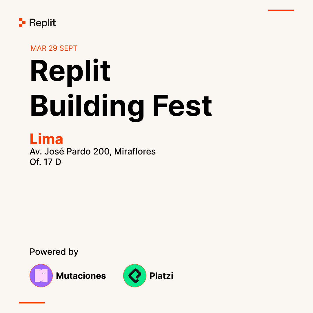 Replit Building Fest