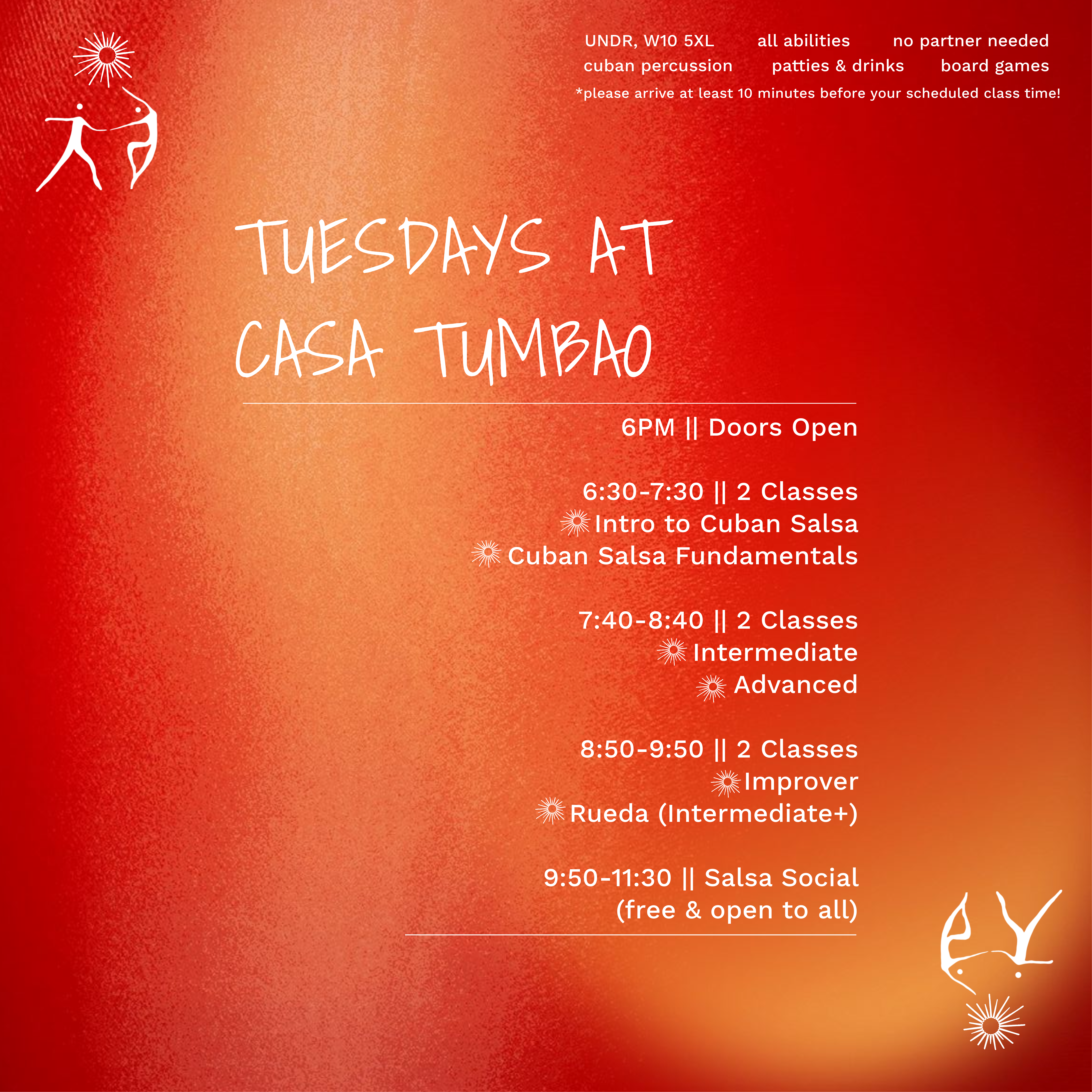 Tuesdays @ Casa Tumbao 13.10.2026