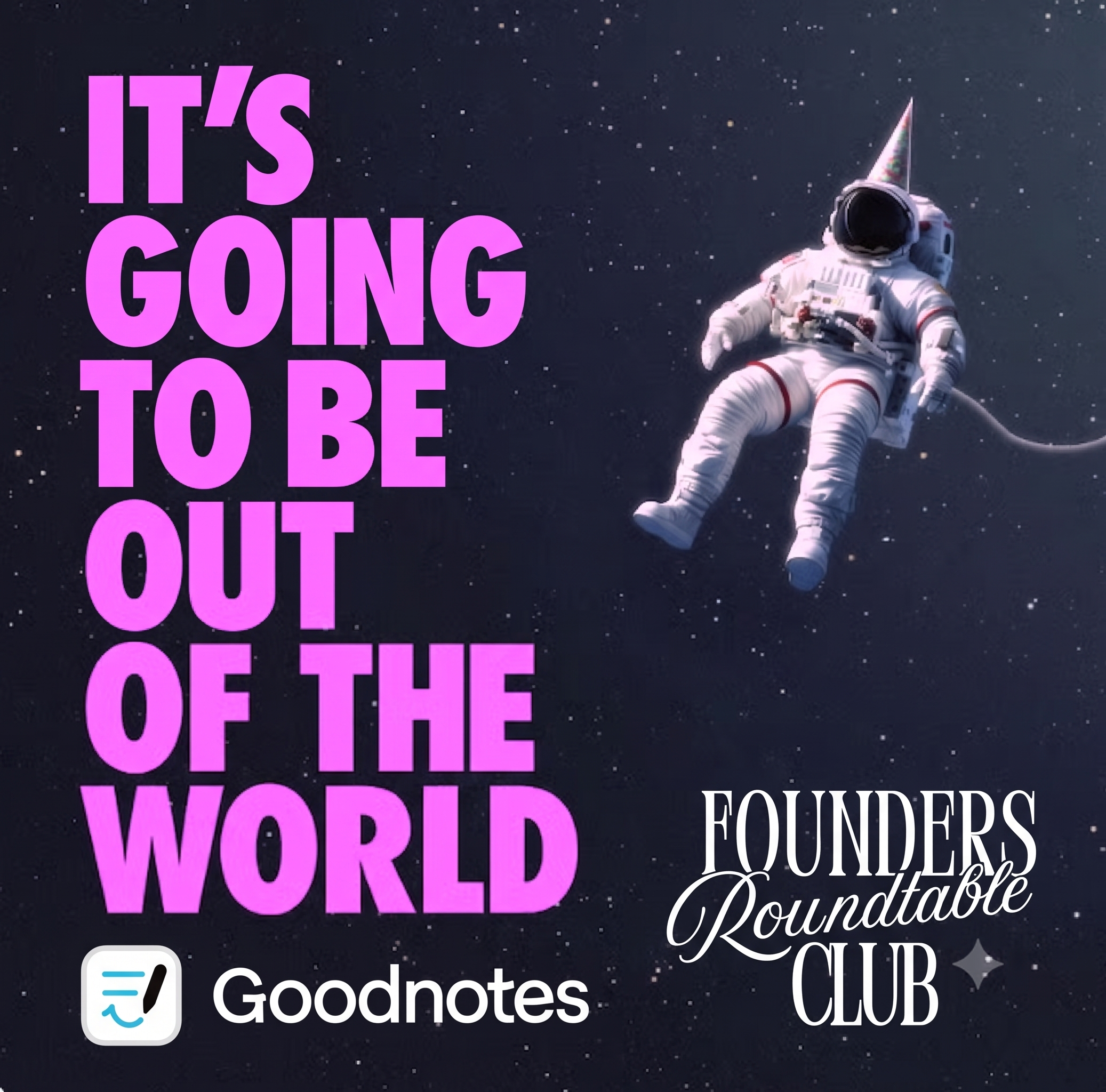 Founders Roundtable Club × Goodnotes Summer Soiree — Candid Founders, Real Revenue, No Panels (Invite Only)