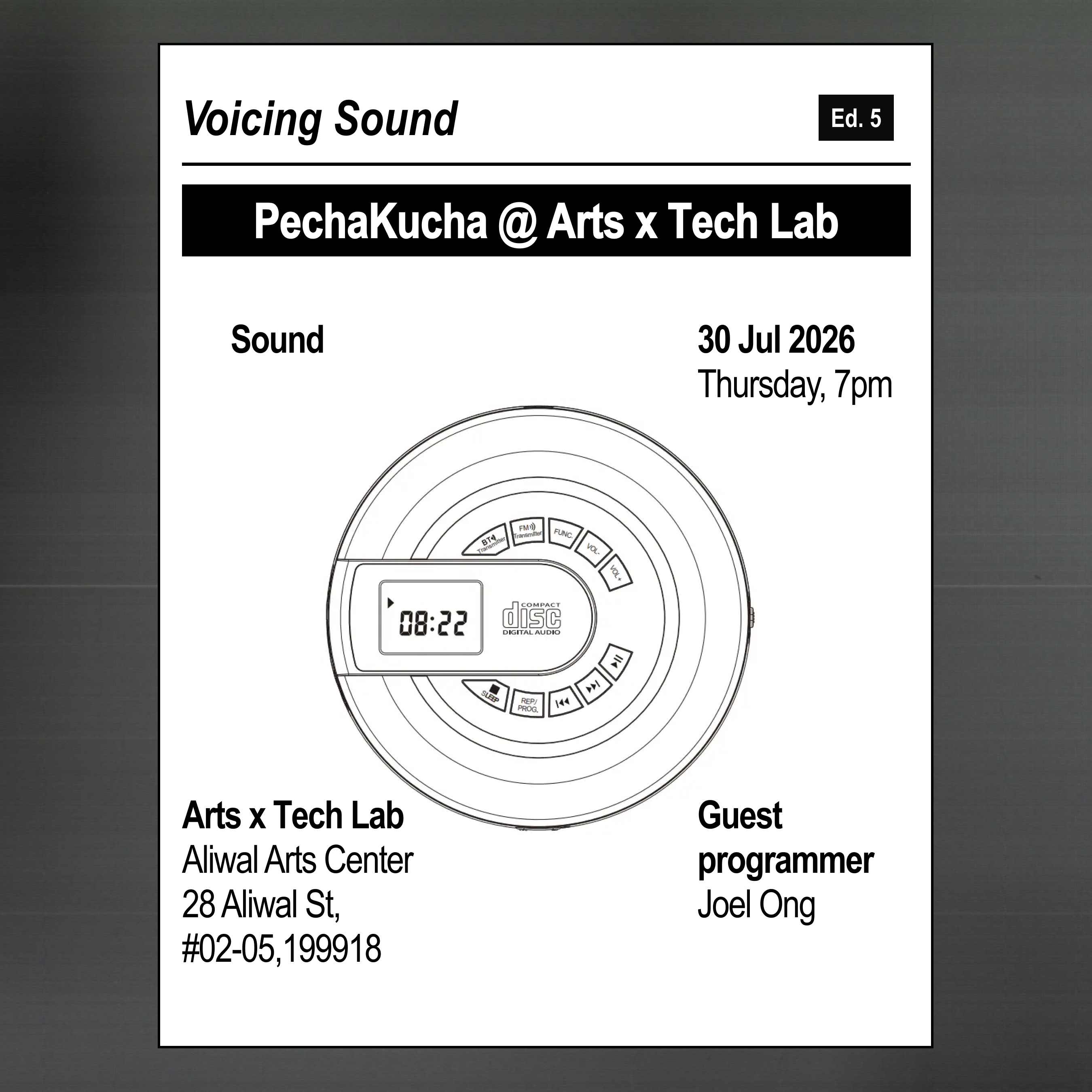 PechaKucha @ Arts x Tech Lab - Voicing Sound