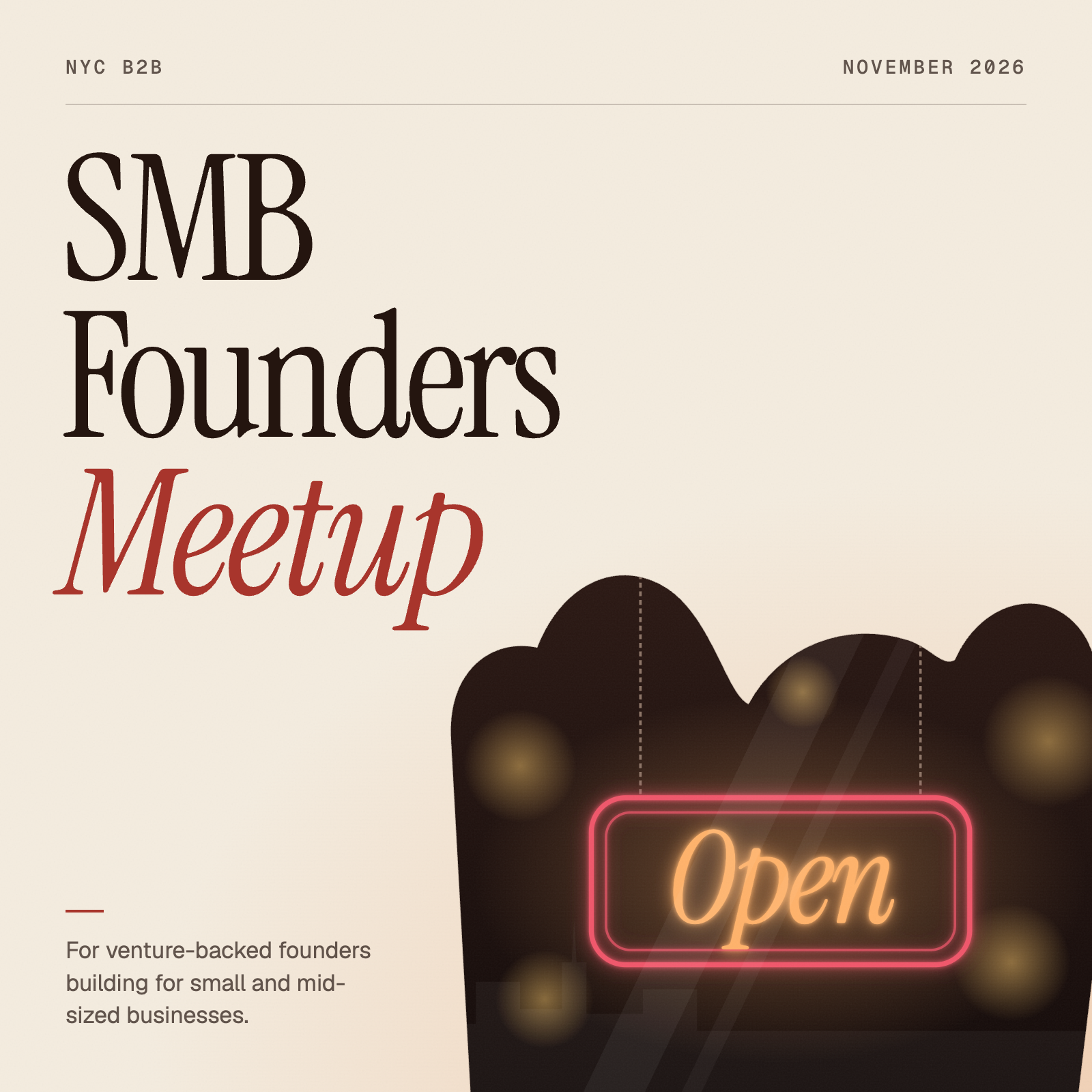 NYC B2B: SMB Founders & Investors Meetup