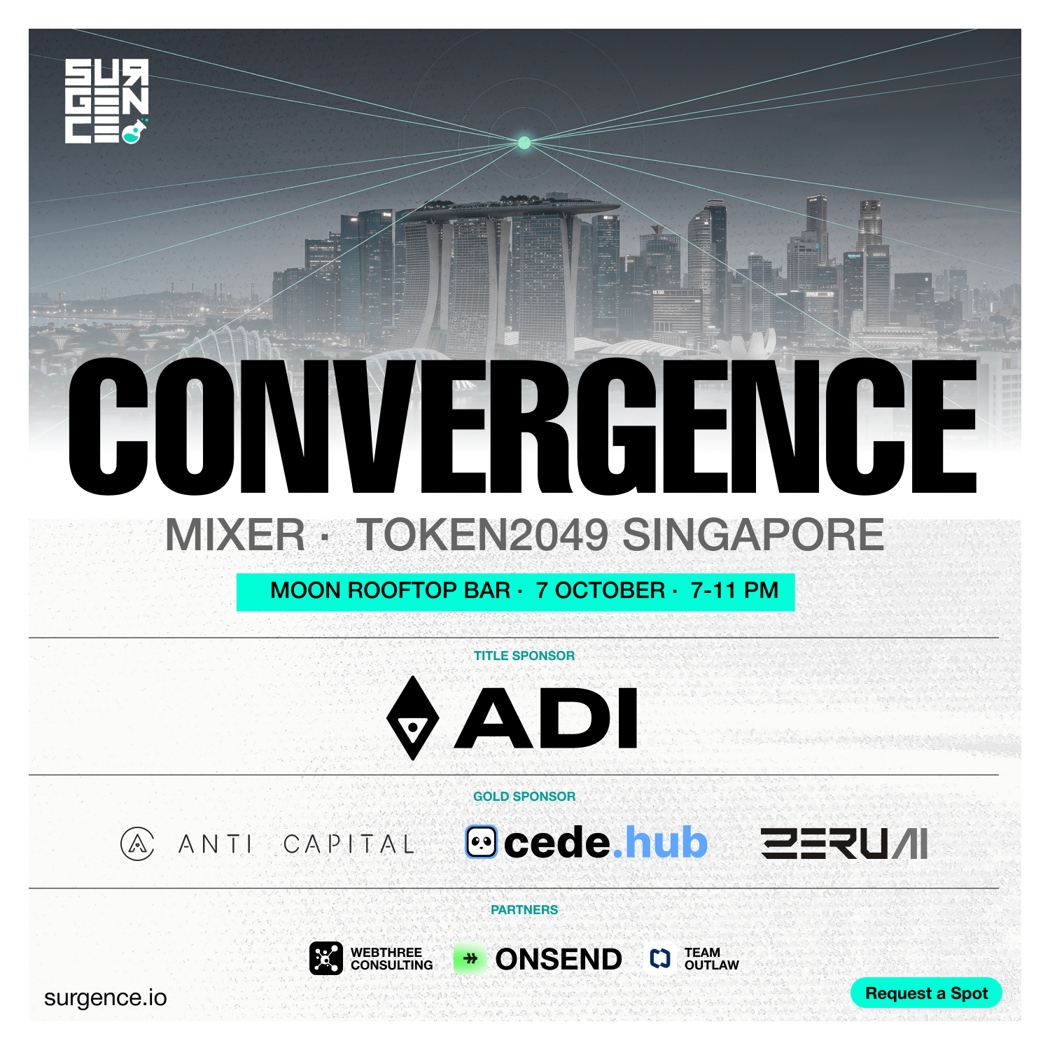 Convergence Mixer by Surgence Labs | Token2049 Singapore
