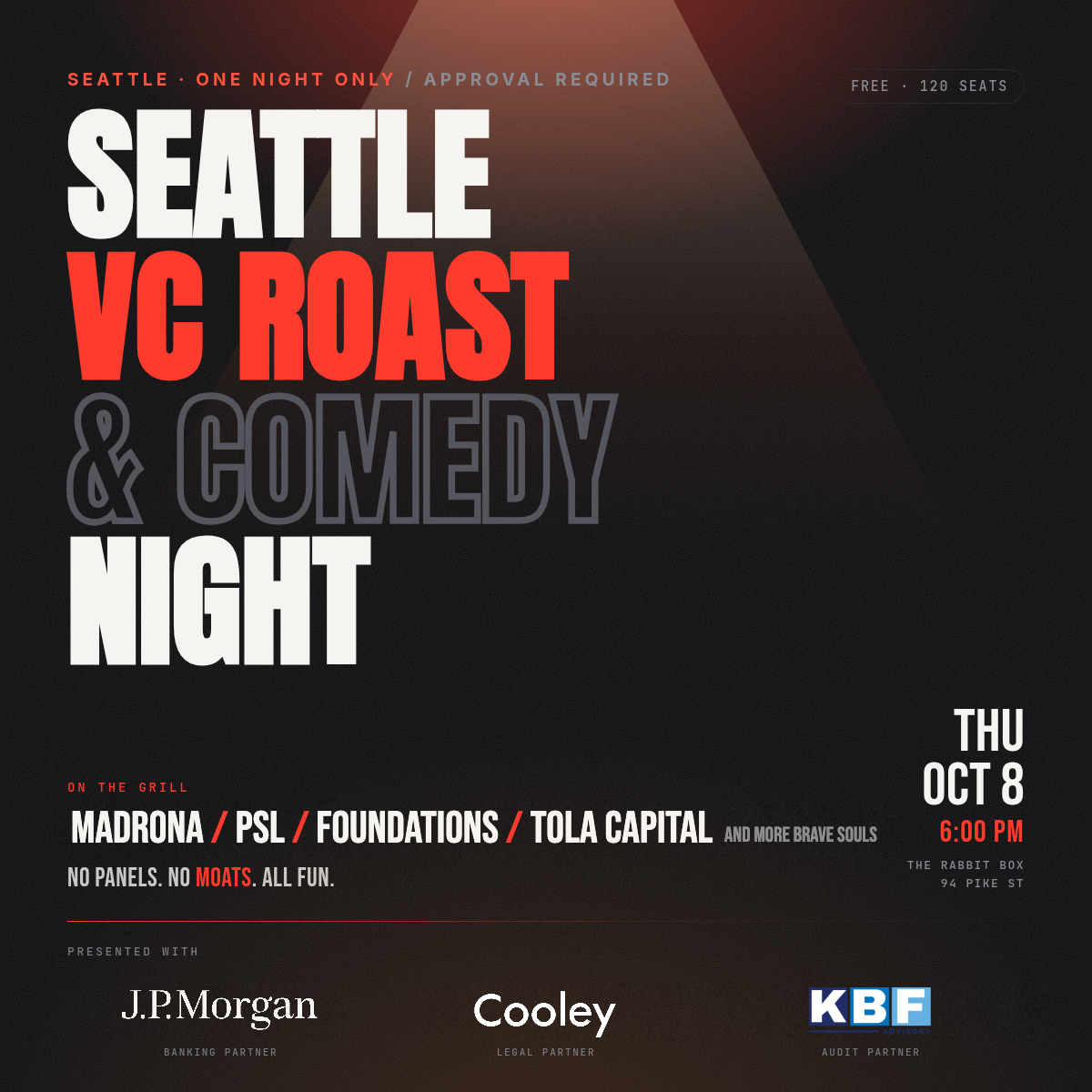 Seattle VC Roast & Comedy Night