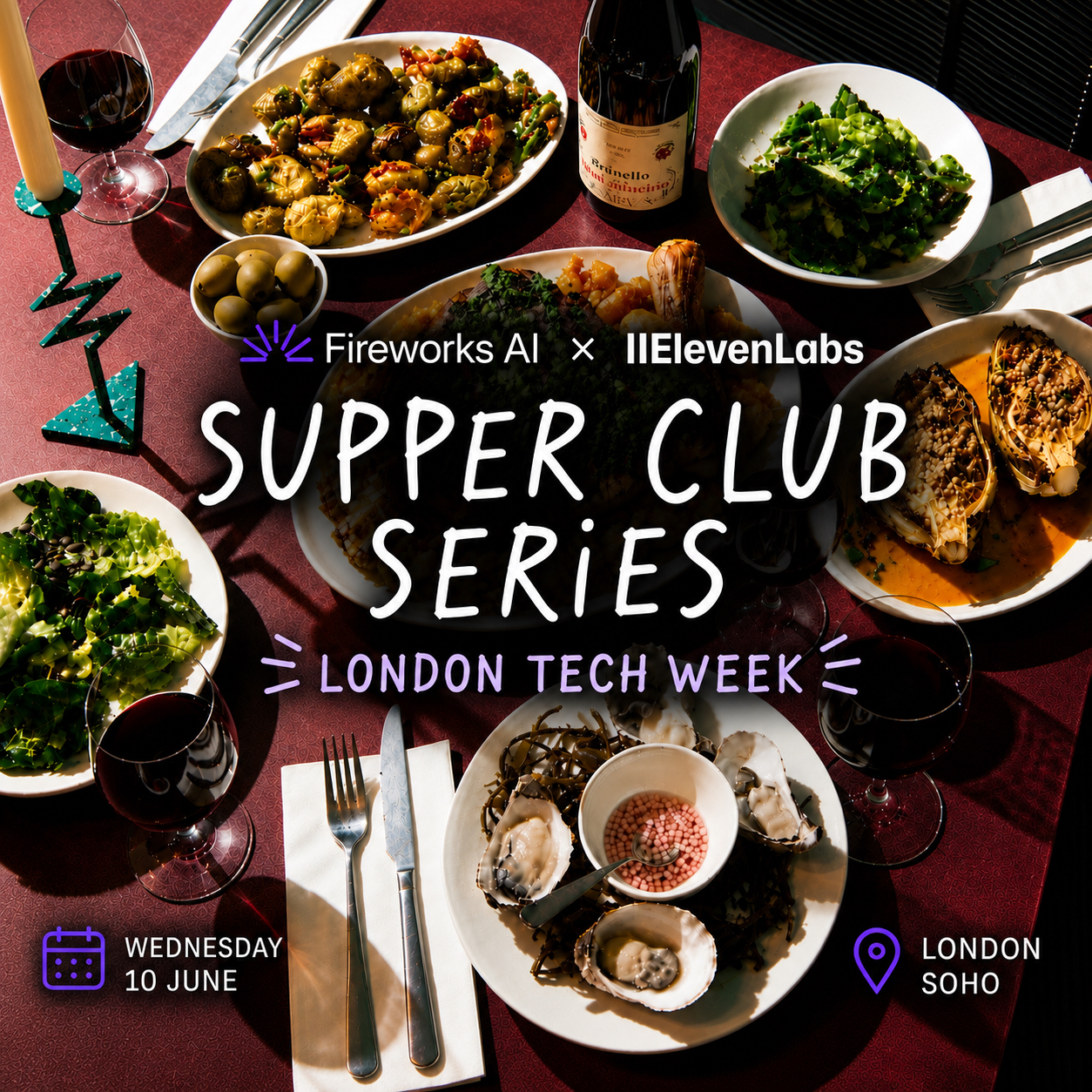 Cover art for #Fireworks x ElevenLabs - Supper Club — London, United Kingdom